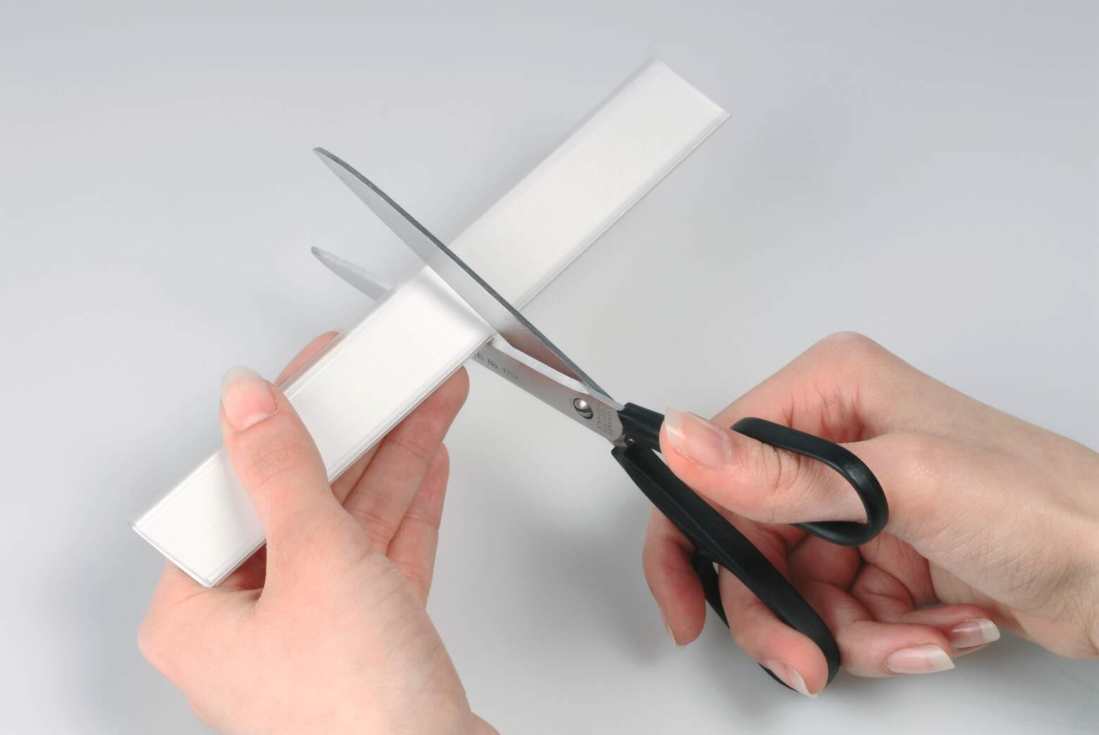 Durable SCANFIX Self-Adhesive EPOS Ticket Strip Holder | 50 Pack | 200 x 40mm