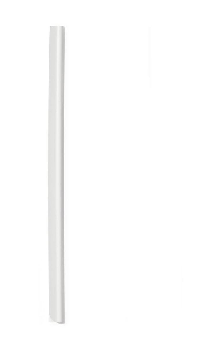 Durable SPINE BAR 60 Sheet Binding Bar for Unpunched Docs | 50 Pack | A4 White