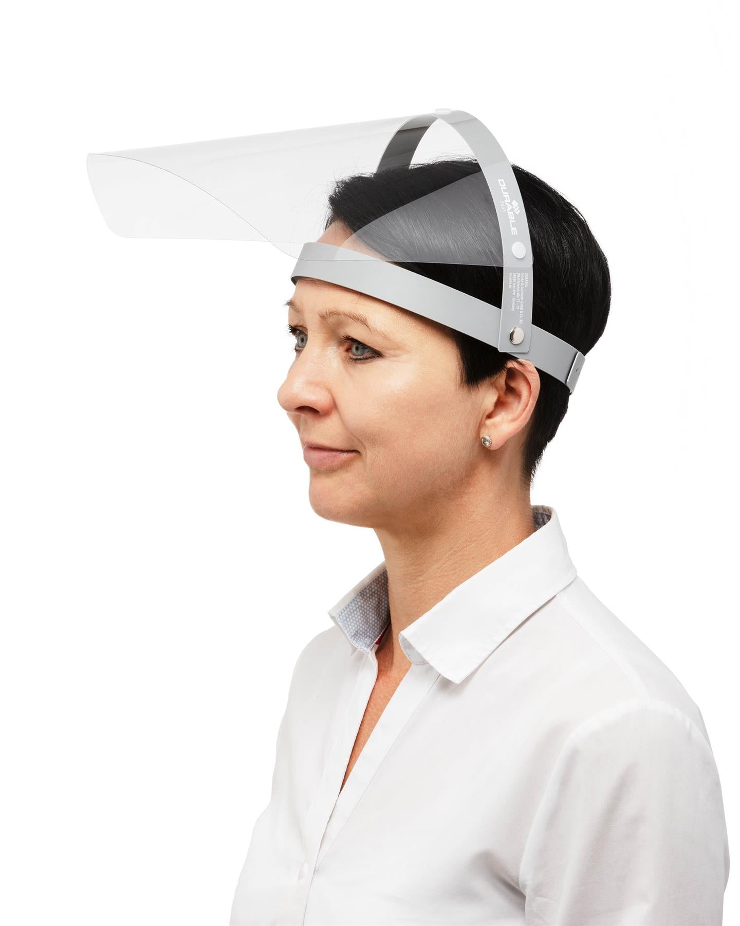 Durable CE Compliant Fully Adjustable Face Visor | Anti-Fog Flip Up Shield