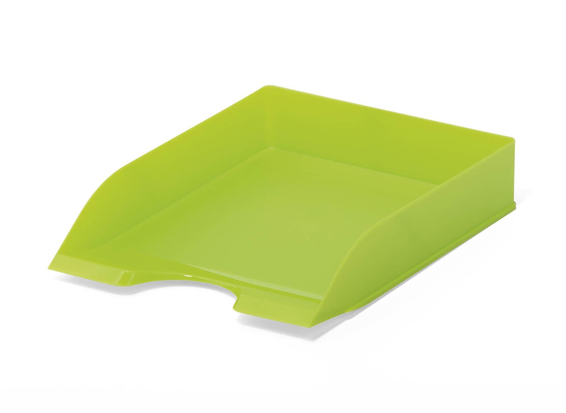 Durable Stackable Letter Tray Document Organiser Paper File | A4+ Green