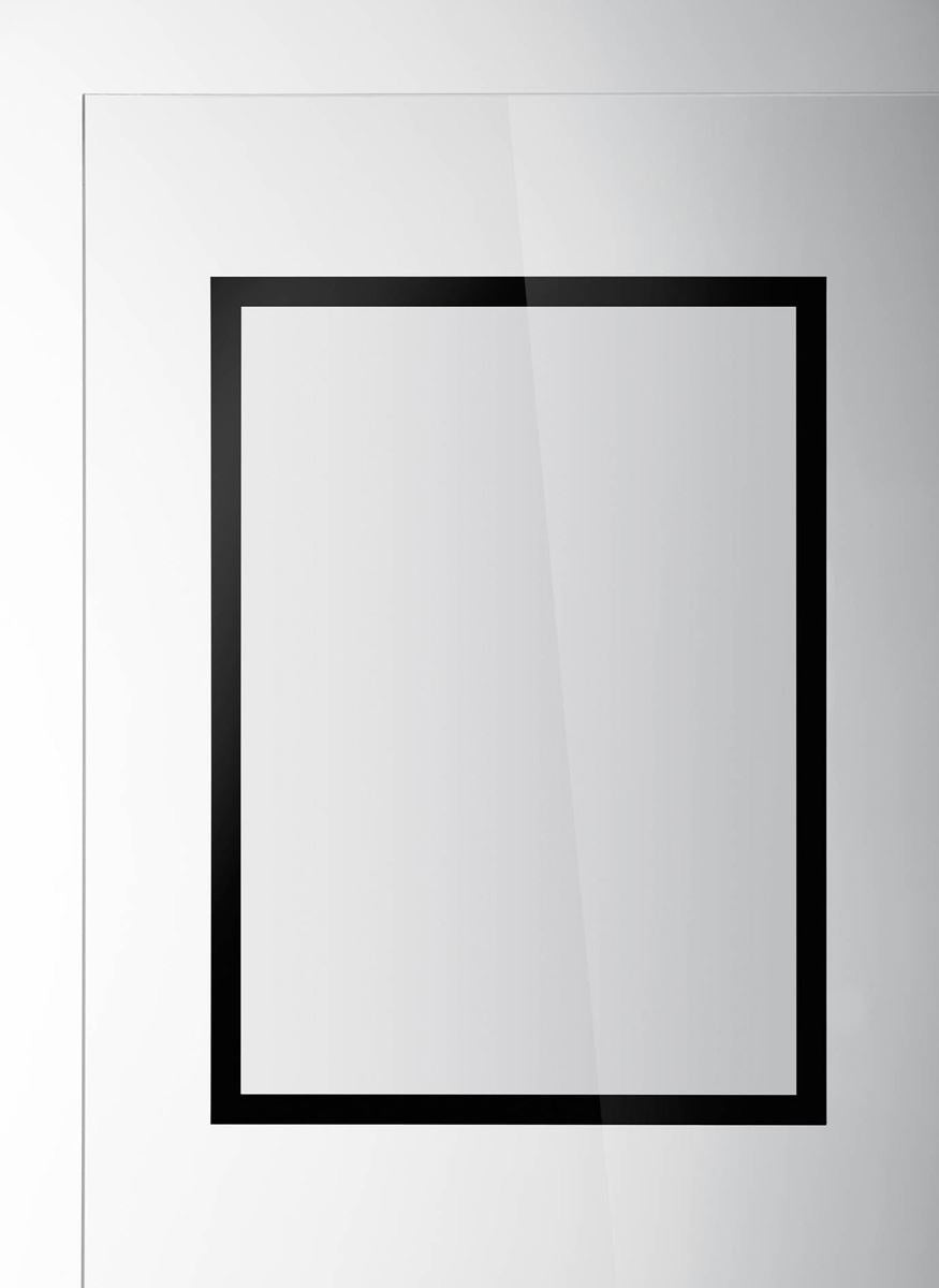 Durable DURAFRAME Static Cling Magnetic UV Signage Frames | 2 Pack | A3 Black