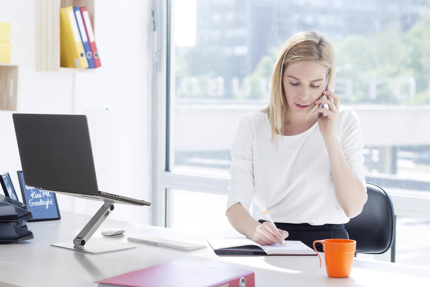 Durable Premium Aluminium Laptop Stand Rise | Contemporary Desktop Stand