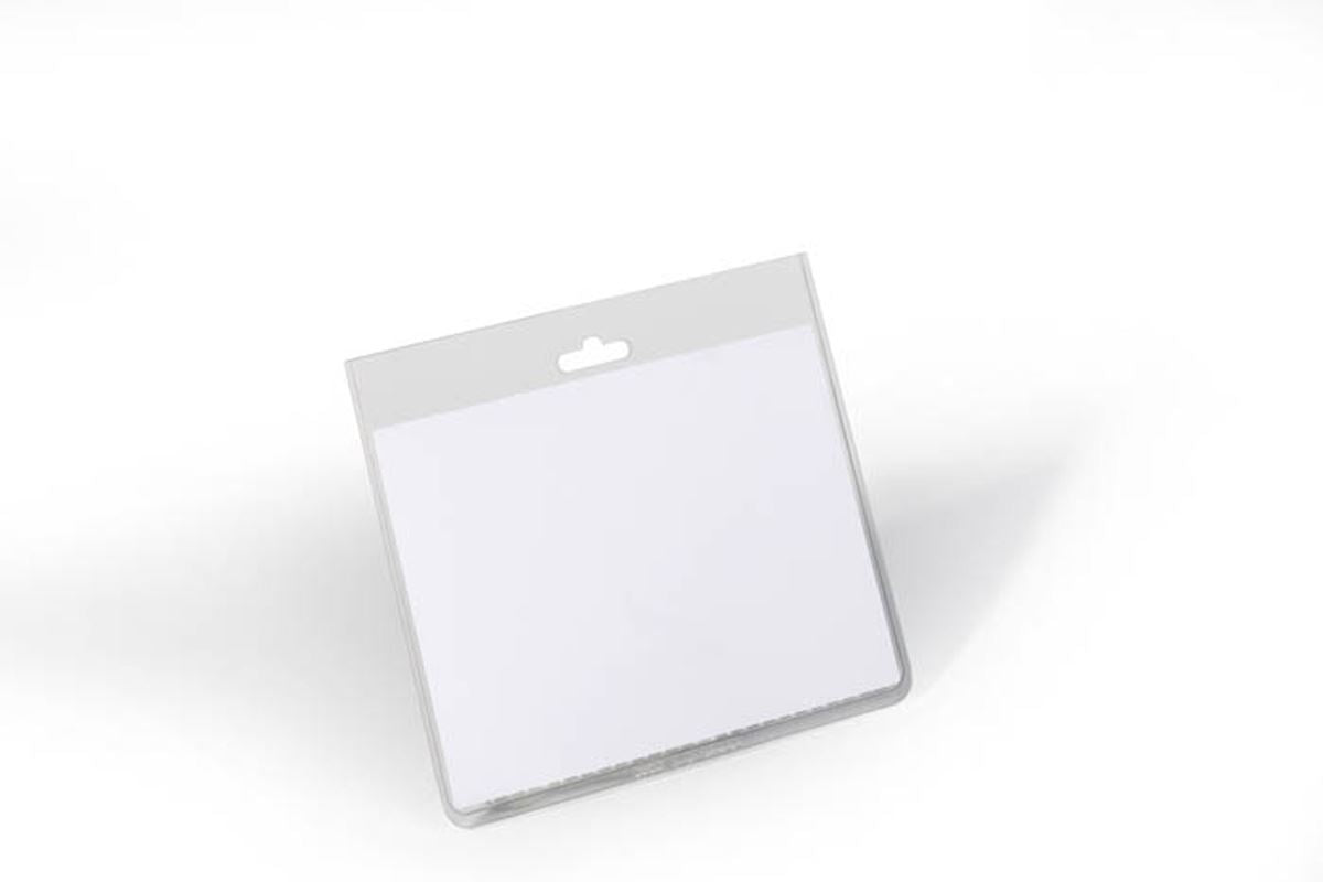 Durable Name Badge ID Card Holders with Insert Cards | 20 Pack | 60 x 90mm