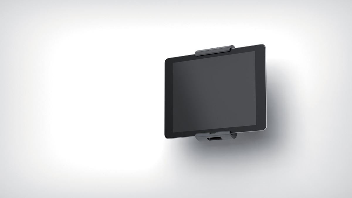 Durable Universal Aluminium Tablet Holder iPad Wall Mount | Lockable & Rotatable