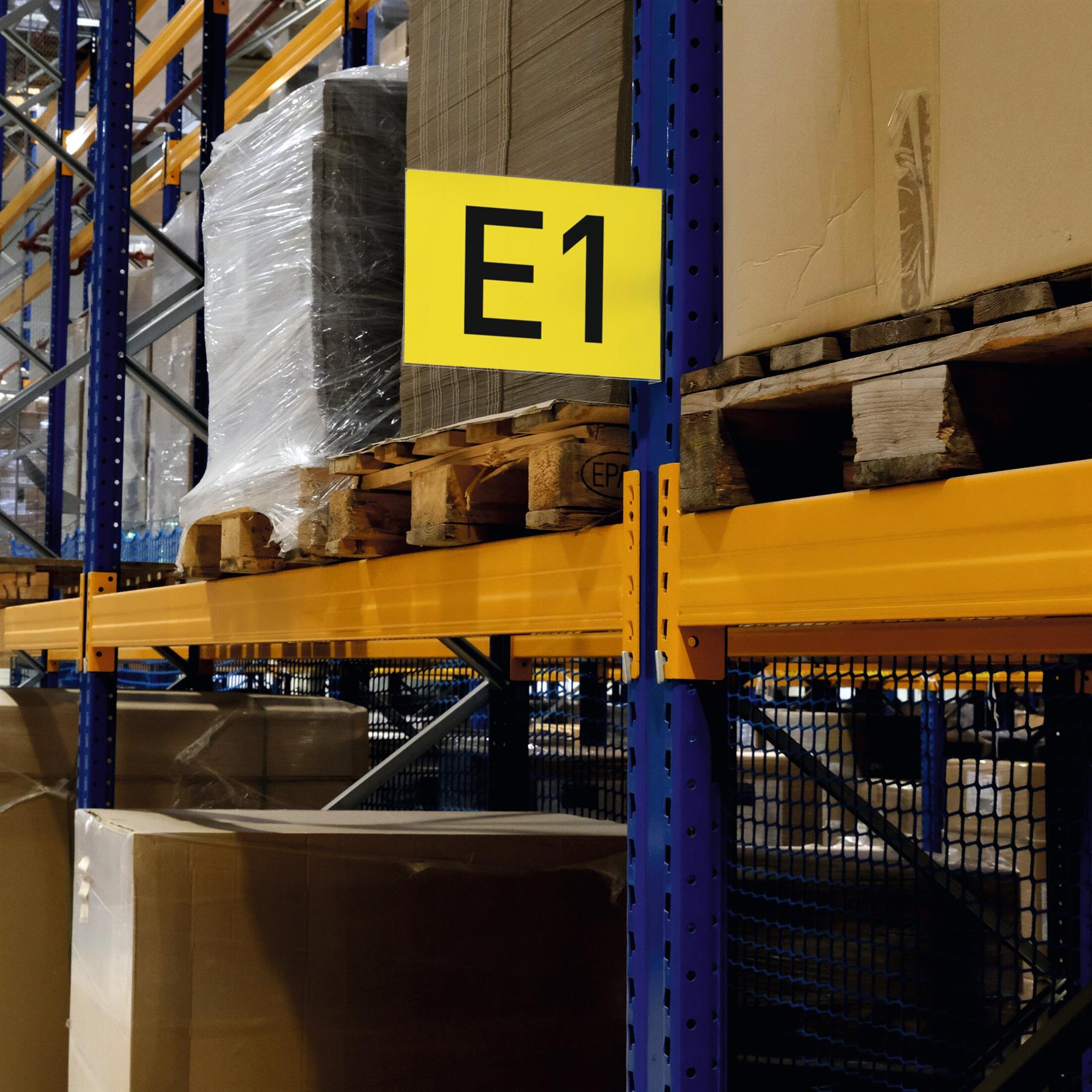 Durable Self-Adhesive Aisle Sign A4 Landscape| Warehouse Signage | 10 Pack