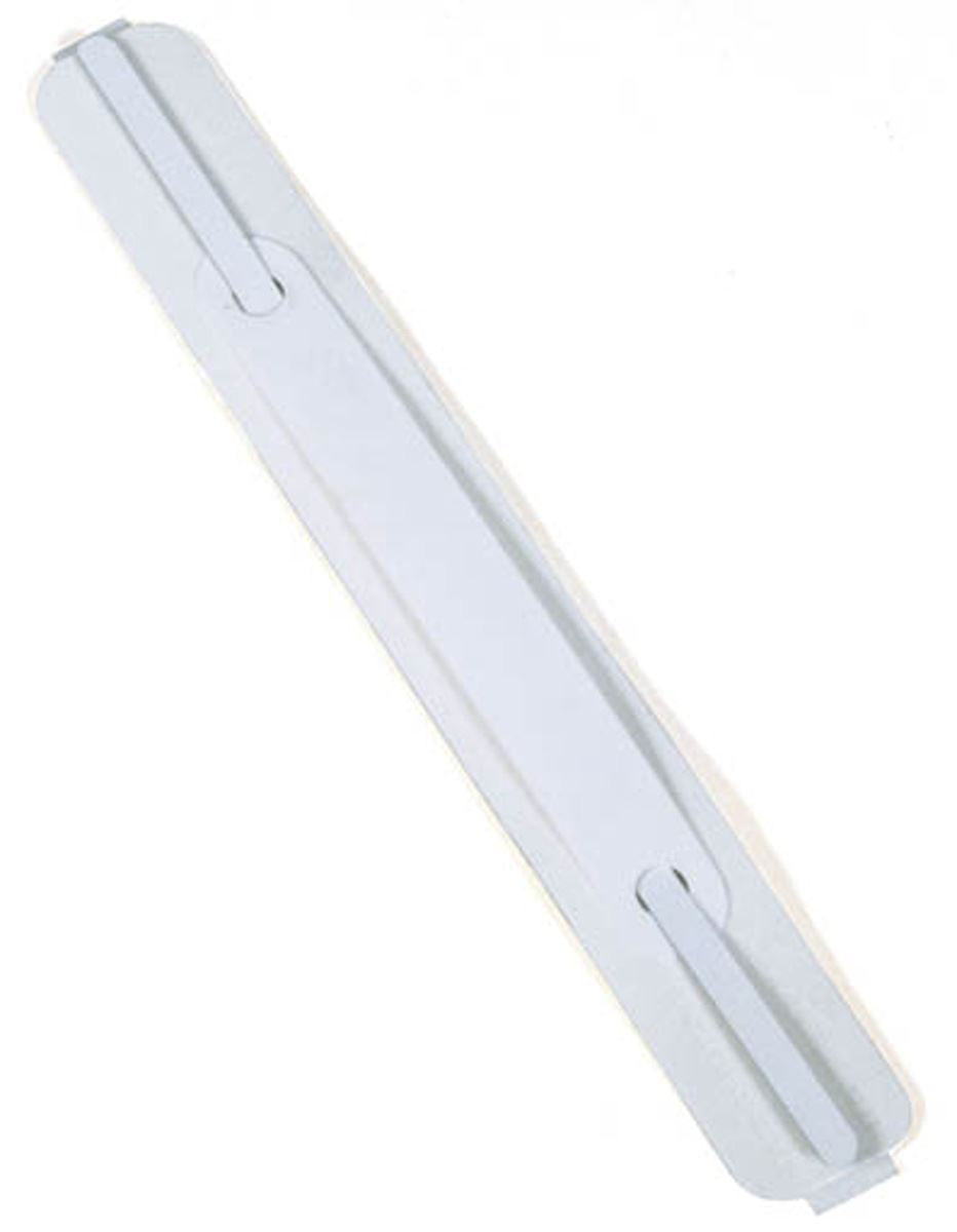 Durable FLEXIFIX Self-Adhesive Filing Strip Binding Clip Bar | 100 Pack | White