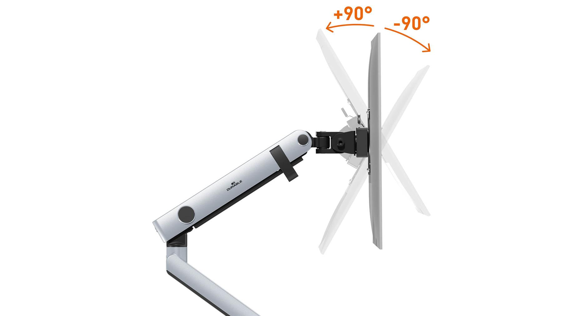 Durable SELECT PLUS Monitor Mount Arm Desk Clamp for 1 Screen | 17 - 32"