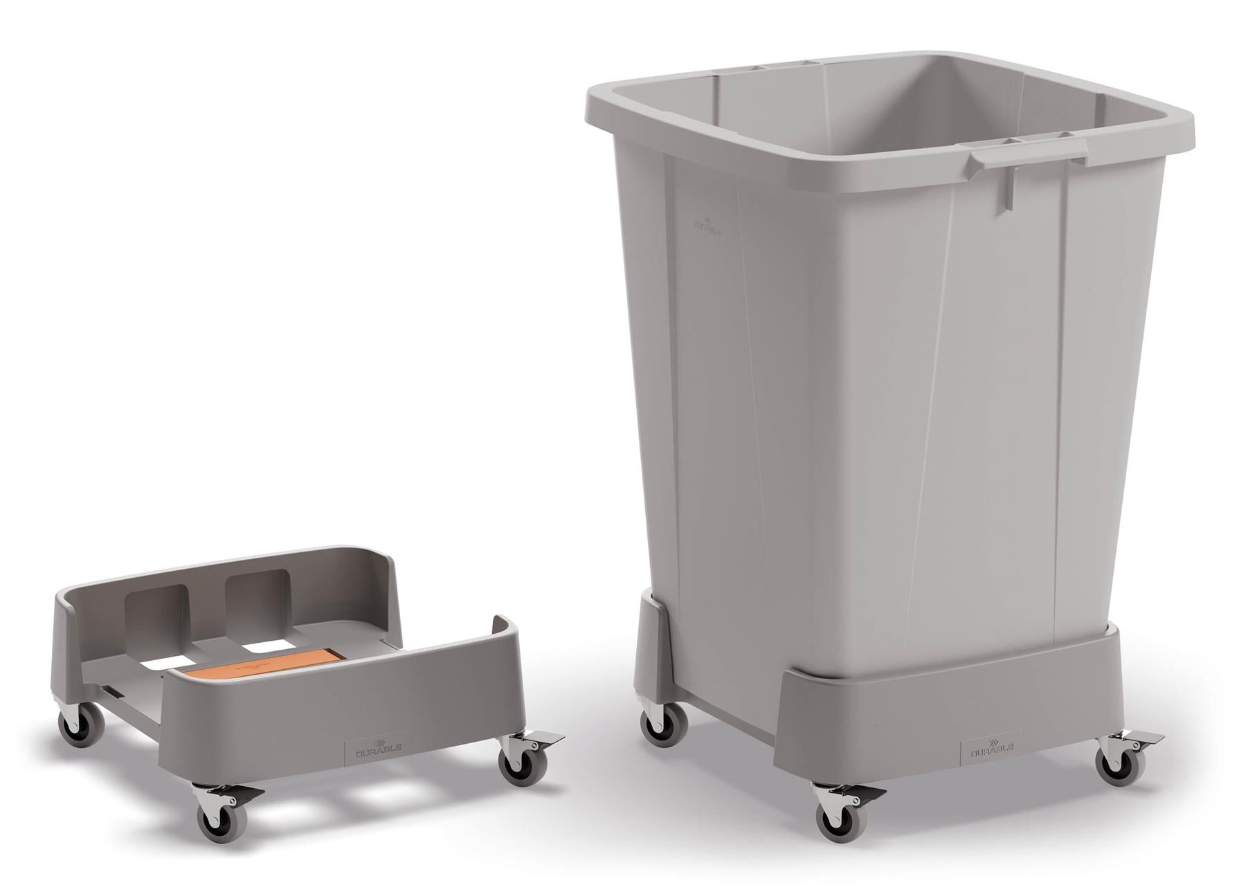 Durable 90L Linkable Bin Trolley | Robust Modular Waste Trolley for DURABIN Bins