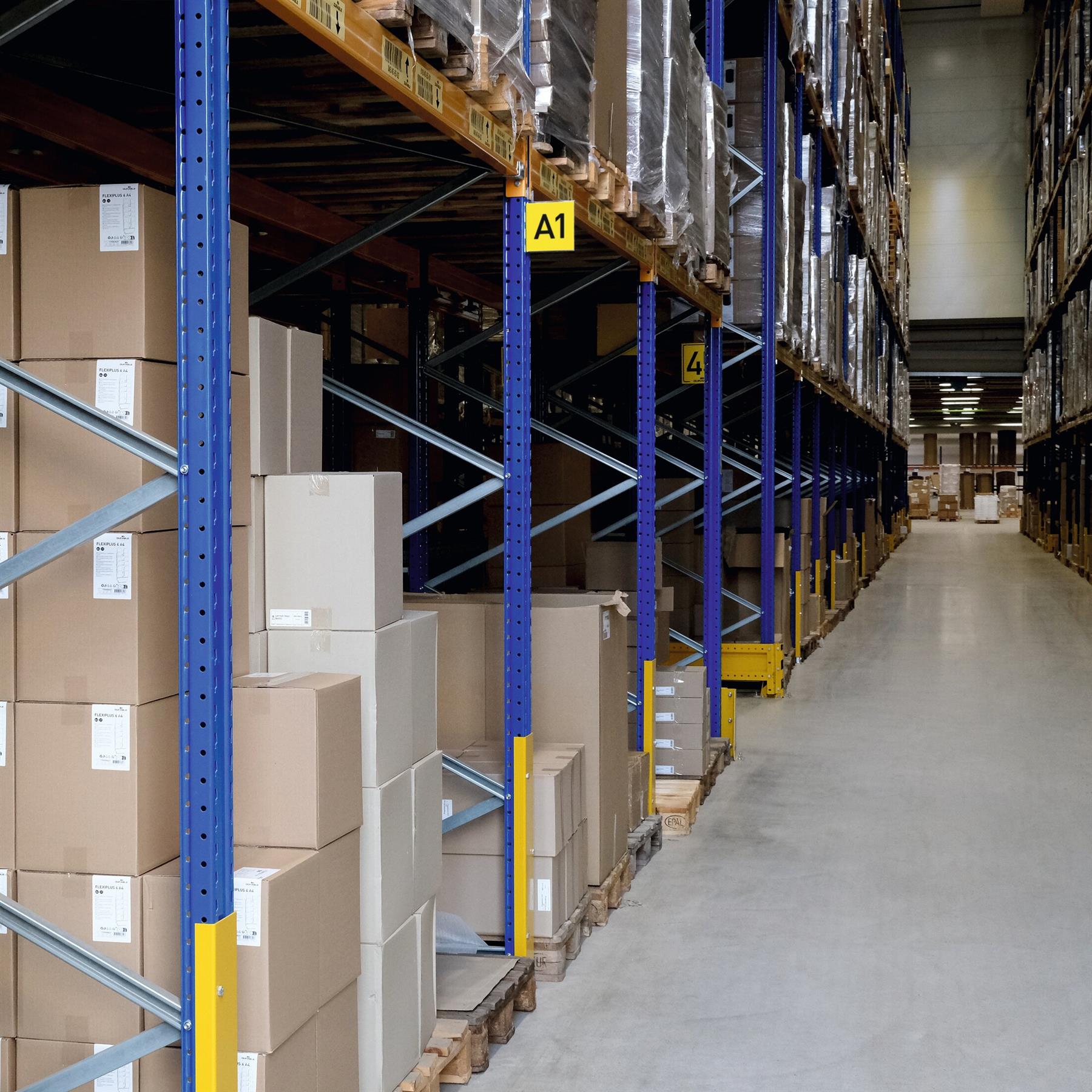 Durable Magnetic Aisle Sign 149mm | Warehouse Signage | 10 Pack