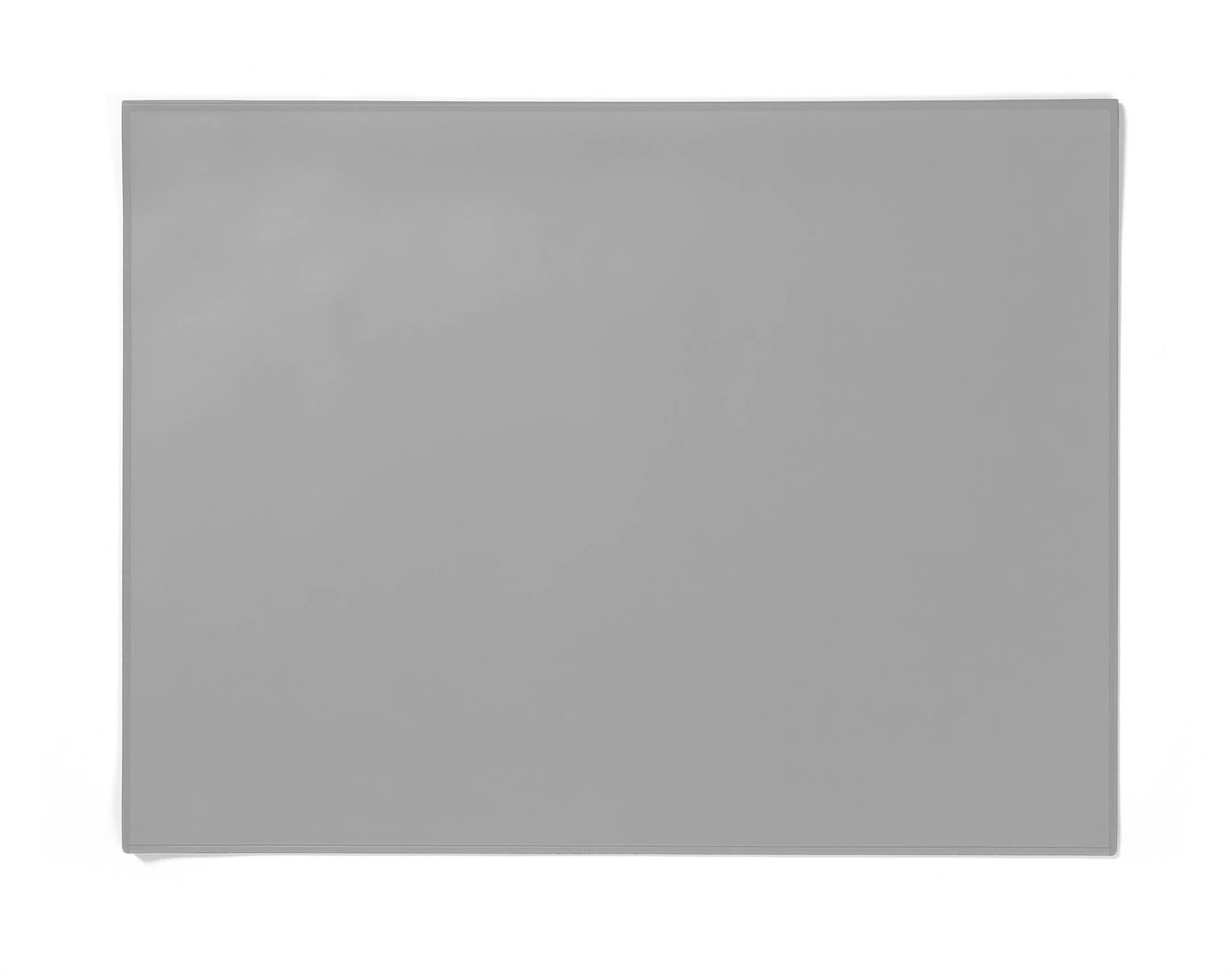 Durable Clear Overlay Edge Protector Desk Mat Pad for Notes | 65x50 cm | Grey