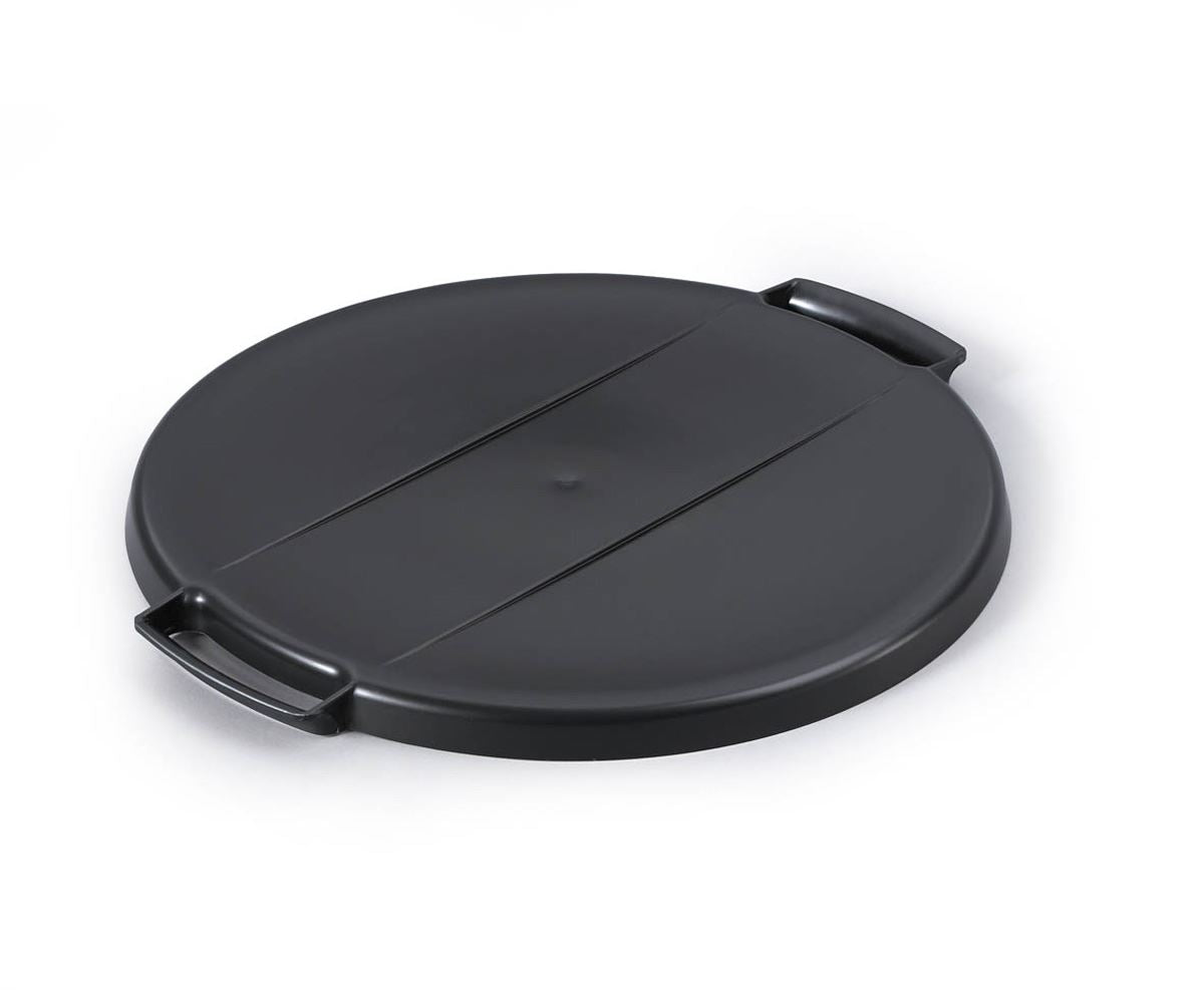 Durable DURABIN 40L Round Bin Lid | Strong & Easy Grip Handle | Black