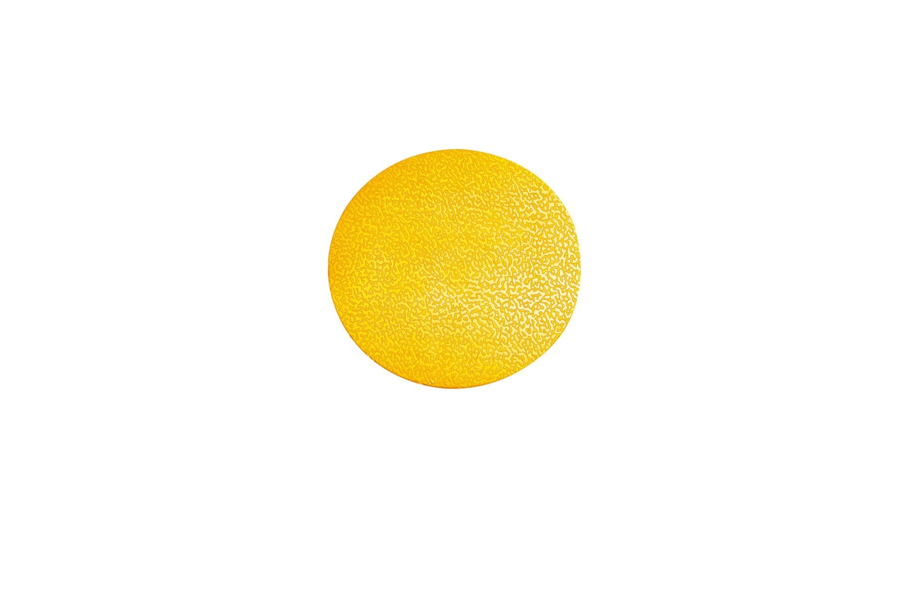 Durable Heavy Duty Adhesive Floor Marking Dot Circle Shape | 10 Pack | Yellow
