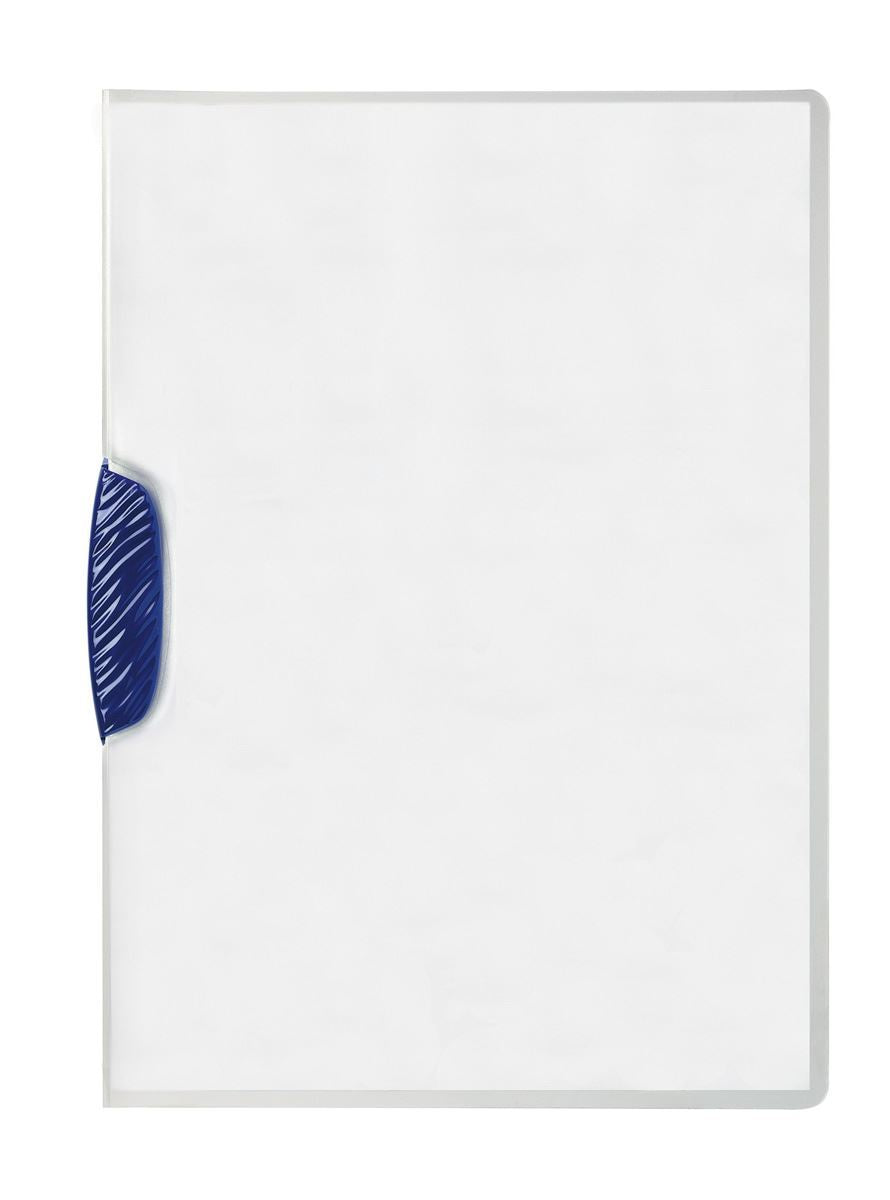 Durable SWINGCLIP 30 Document Swing Clip File Report Folder | 25 Pack | A4 Blue