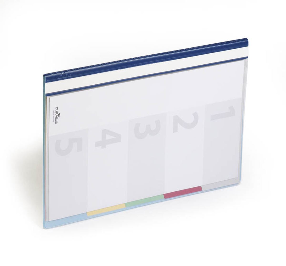 Durable DIVISOFLEX 5 Part Organiser File Folder with Index Tabs A4 Blue