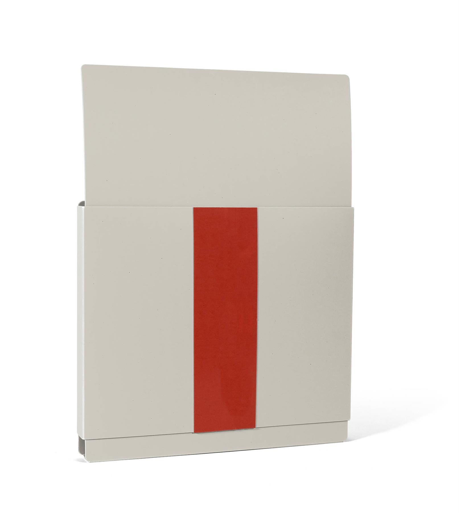 Durable Info Box Self Adhesive Document File Holder Wall Display | A4 Grey