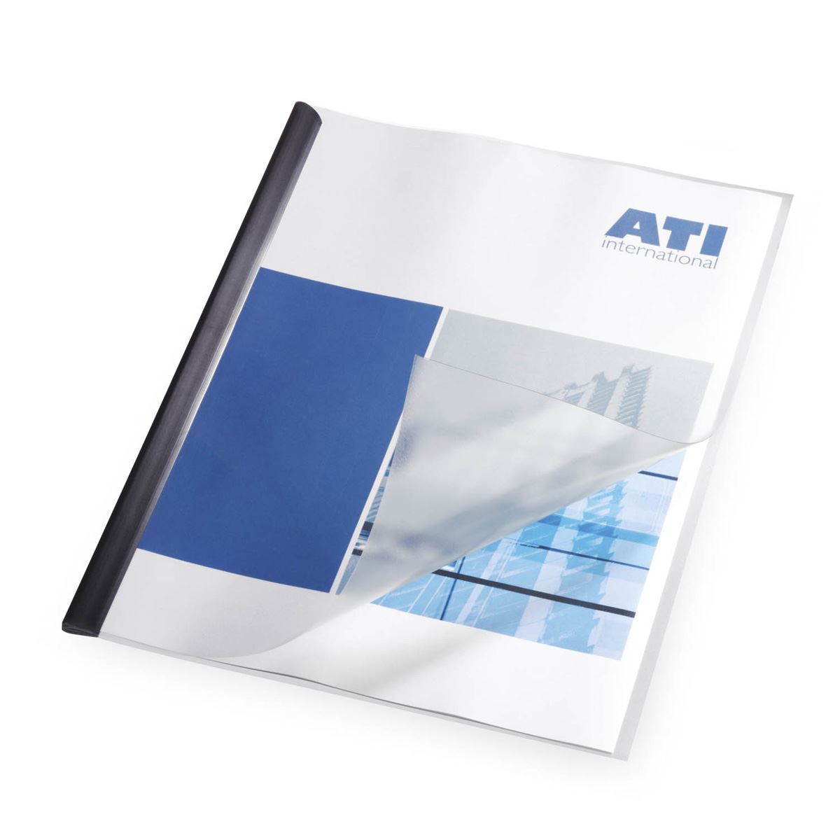 Durable Premium Clear PP Report Covers | 50 Pack | A4 Transparent