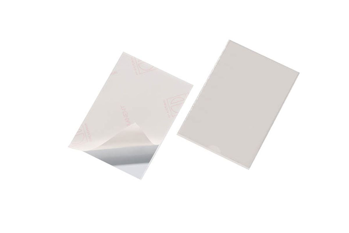 Durable POCKETFIX  Self-Adhesive Clear Label Sleeve Pockets | 25 Pack | A6