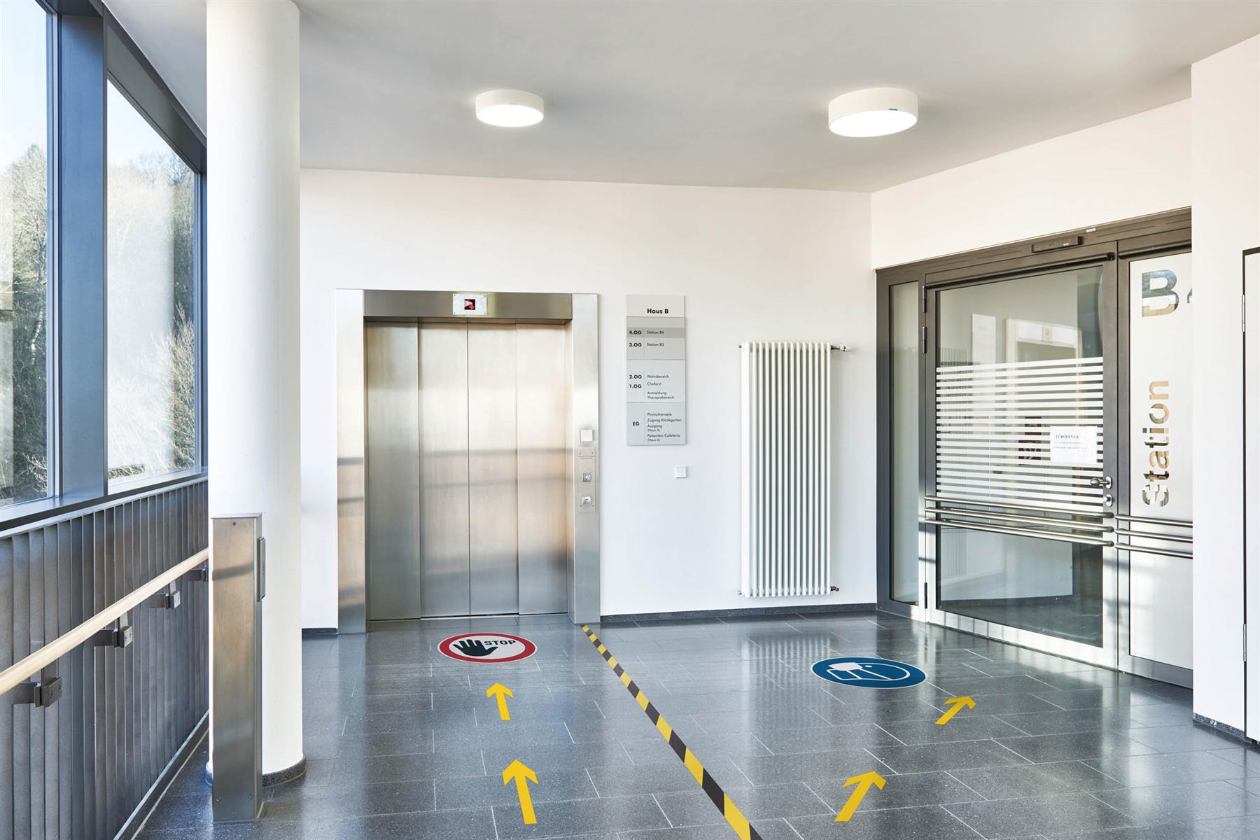 Durable DURALINE Heavy Duty Non-Slip Hazard Warning Floor Tape | 50mm x 15m