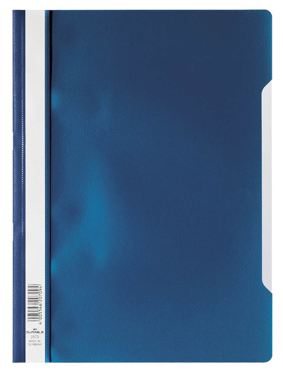 Durable Clear View Project Folder Document Report File | 50 Pack | A4
