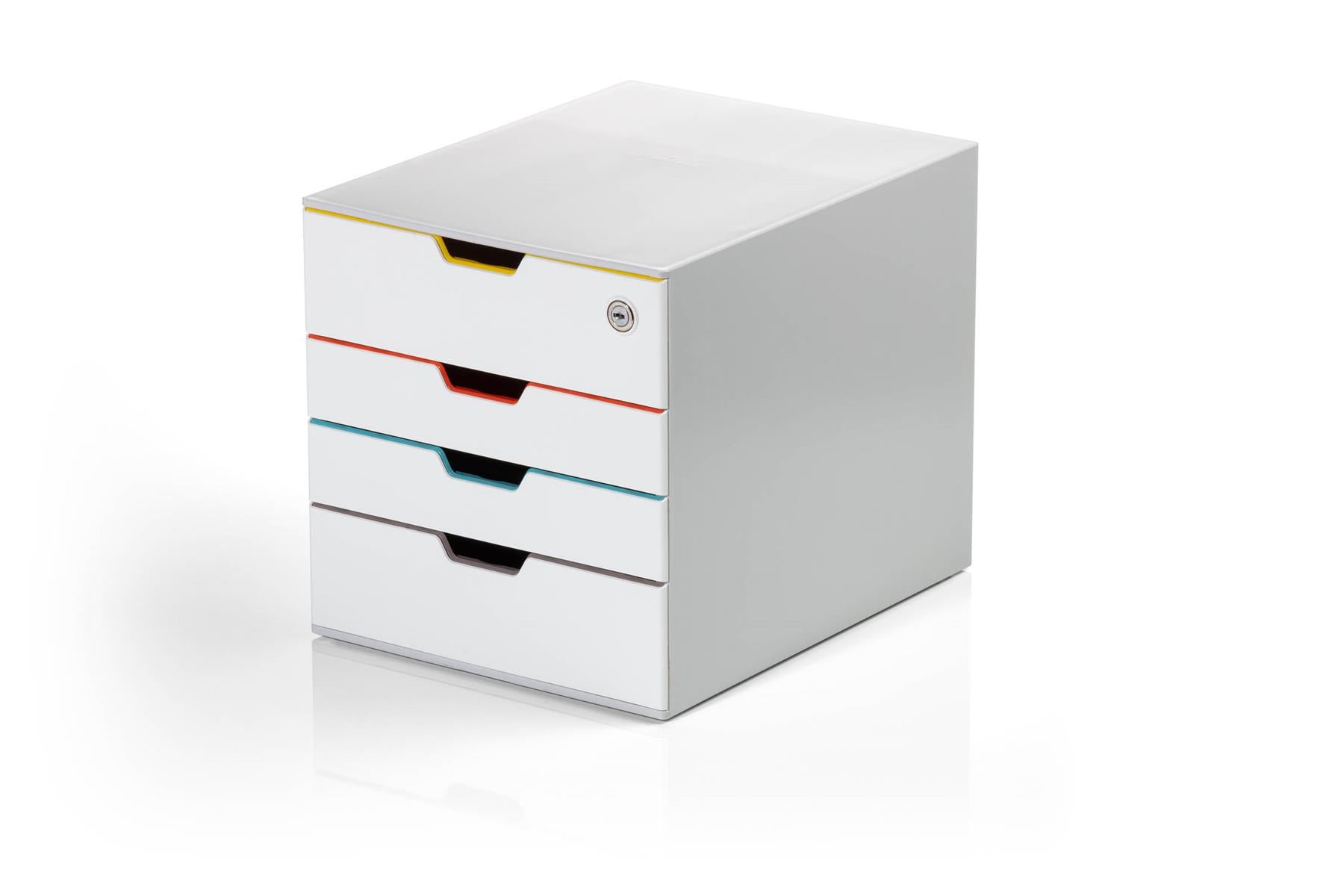 Durable VARICOLOR MIX SAFE Lockable Desktop Organiser 4 Drawer Storage