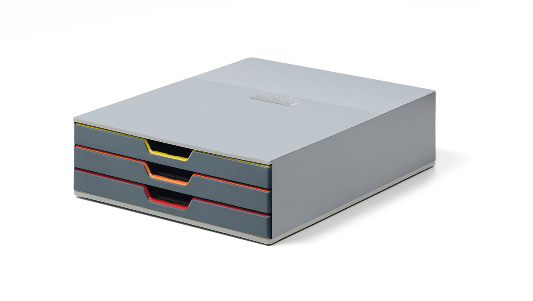 Durable VARICOLOR Desktop Organiser 3 Drawer Colour Coded Modular Storage | A4+