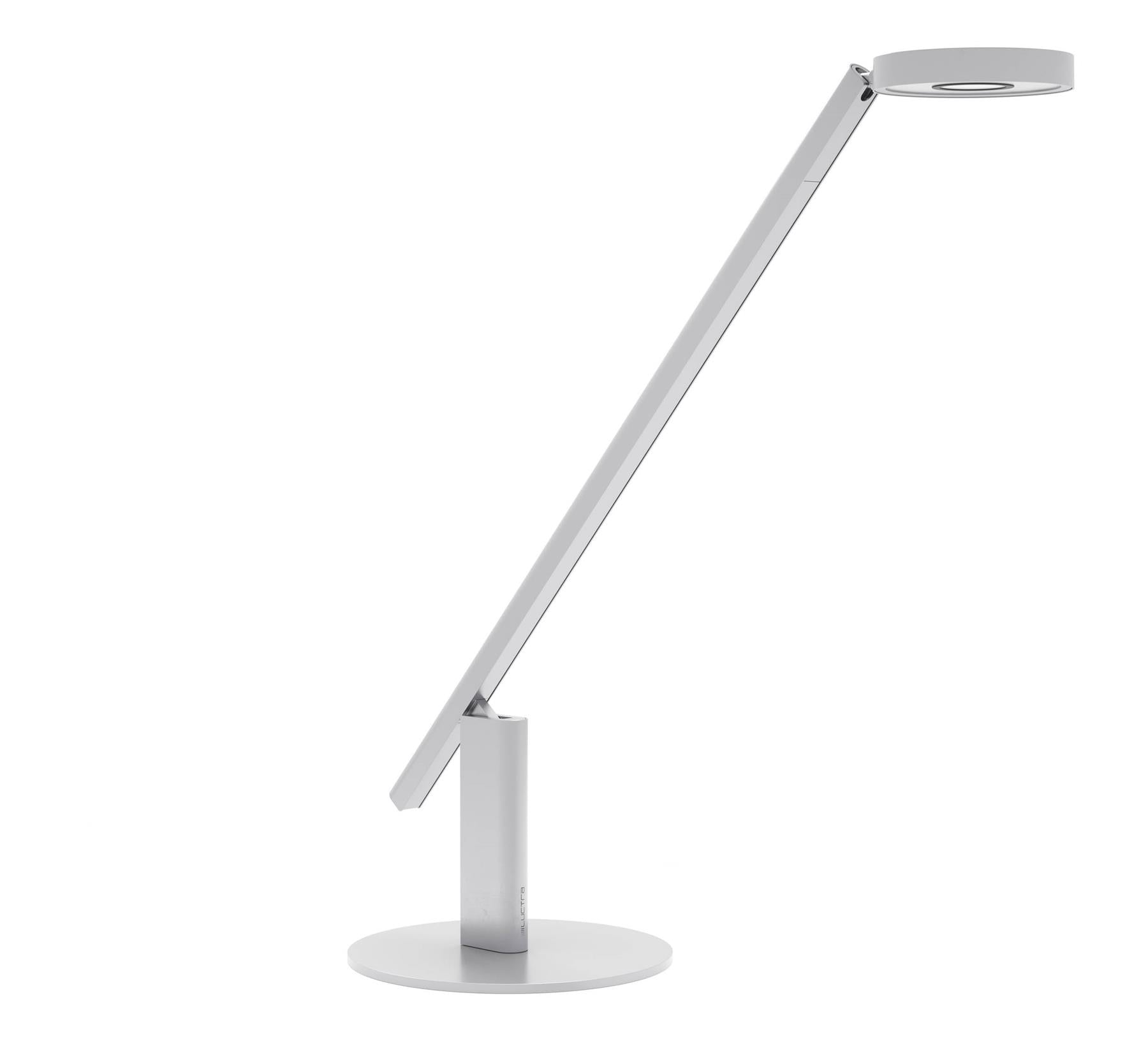 Luctra Aluminum Table LITE 3D Gesture Control Bio Effective Light | Silver