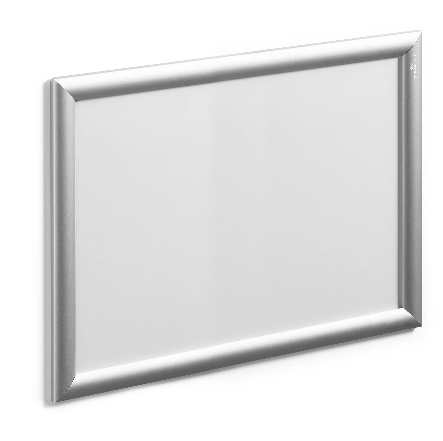 Durable Outdoor Snap Frame Weatherproof Poster Holder Notice Board | A3 Silver