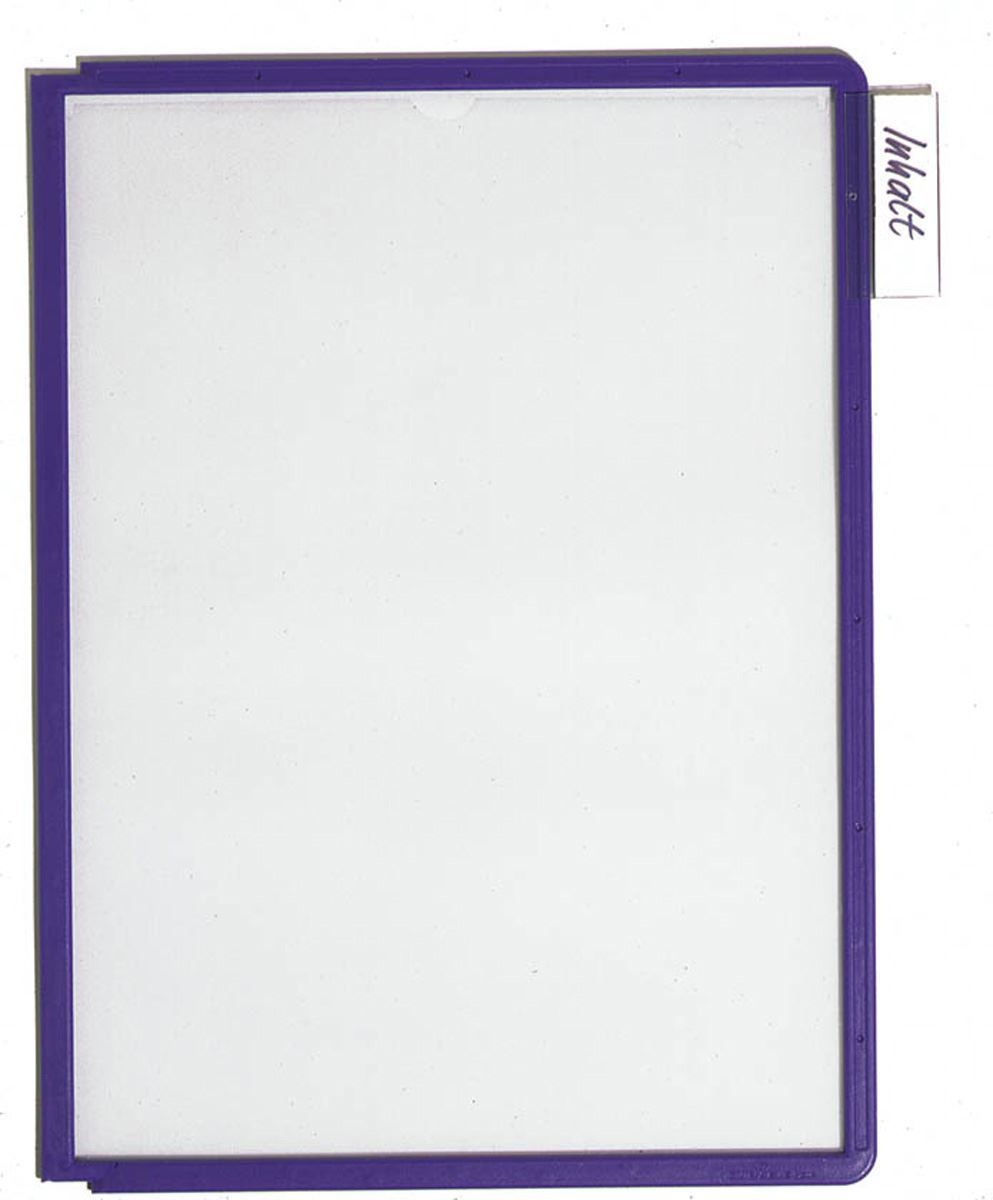 Durable SHERPA Replacement Display Panels | 5 Pack | A4 Violet Blue