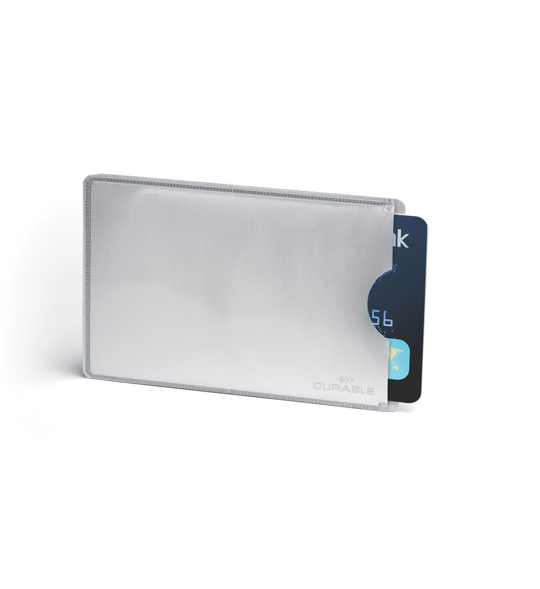 Durable Certified RFID SECURE Credit Card Wallet Sleeve | 10 Pack | Silver