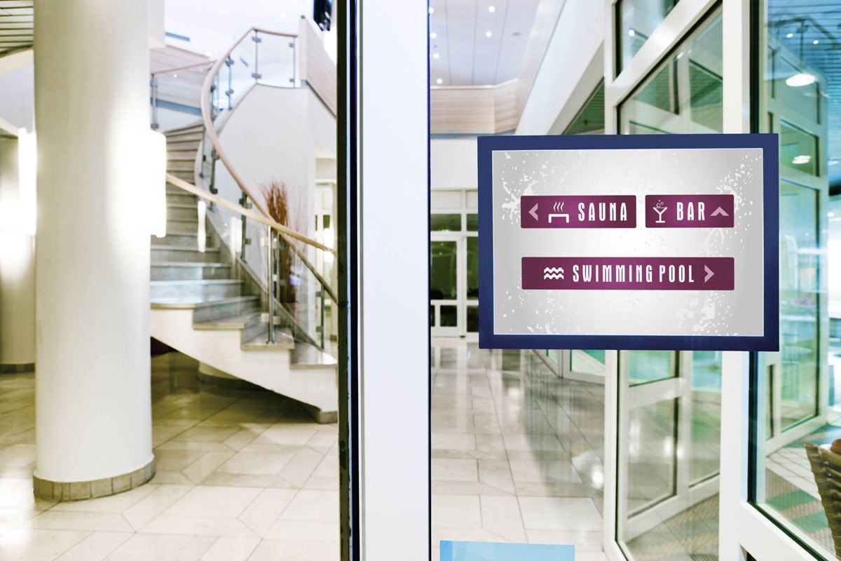 Durable DURAFRAME Self Adhesive Magnetic Signage Frame | A4 Blue