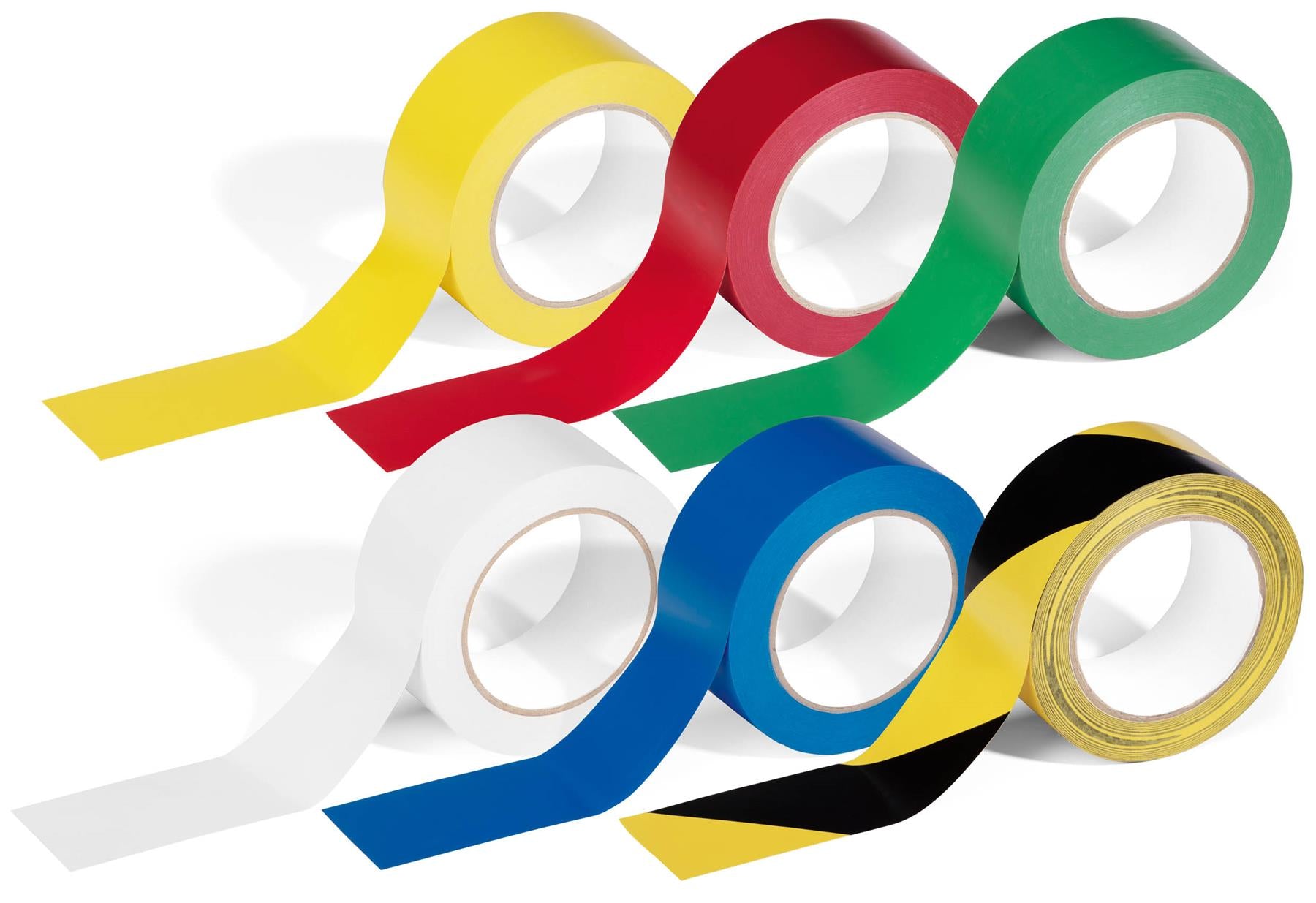 Durable DURALINE Strong Removable PVC Floor Marking Tape | 50mm x 33m | Red