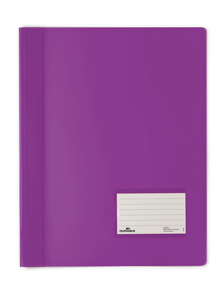 Durable DURALUX Document Project File Report Folder | 25 Pack | A4+ | Purple