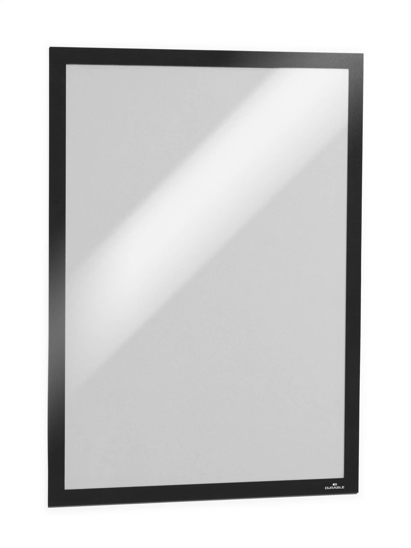 Durable DURAFRAME Self Adhesive Magnetic Signage Frame | 6 Pack | A3 Black