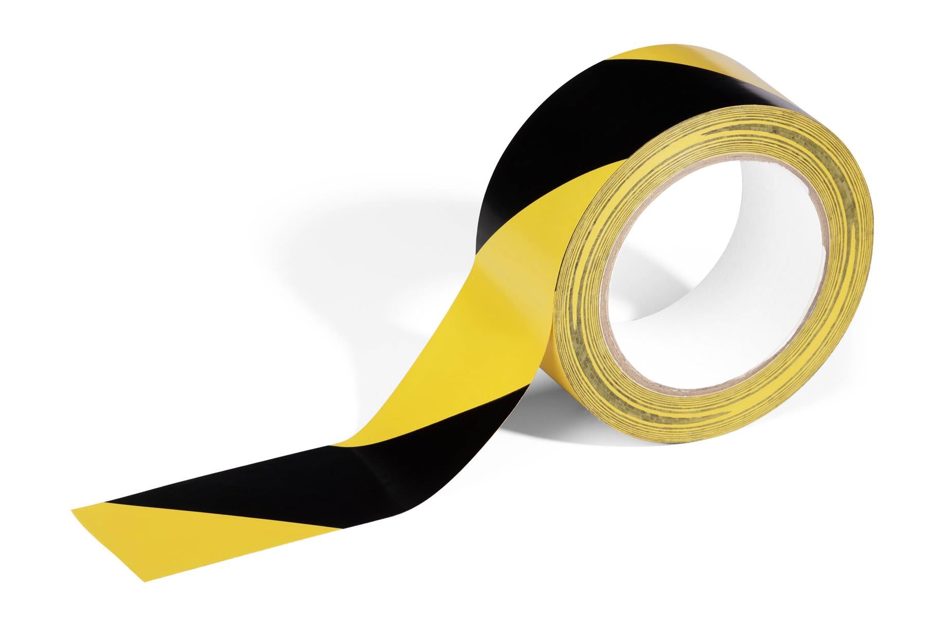 Durable DURALINE Removable PVC Hazard Warning Floor Marking Tape | 50mm x 33m