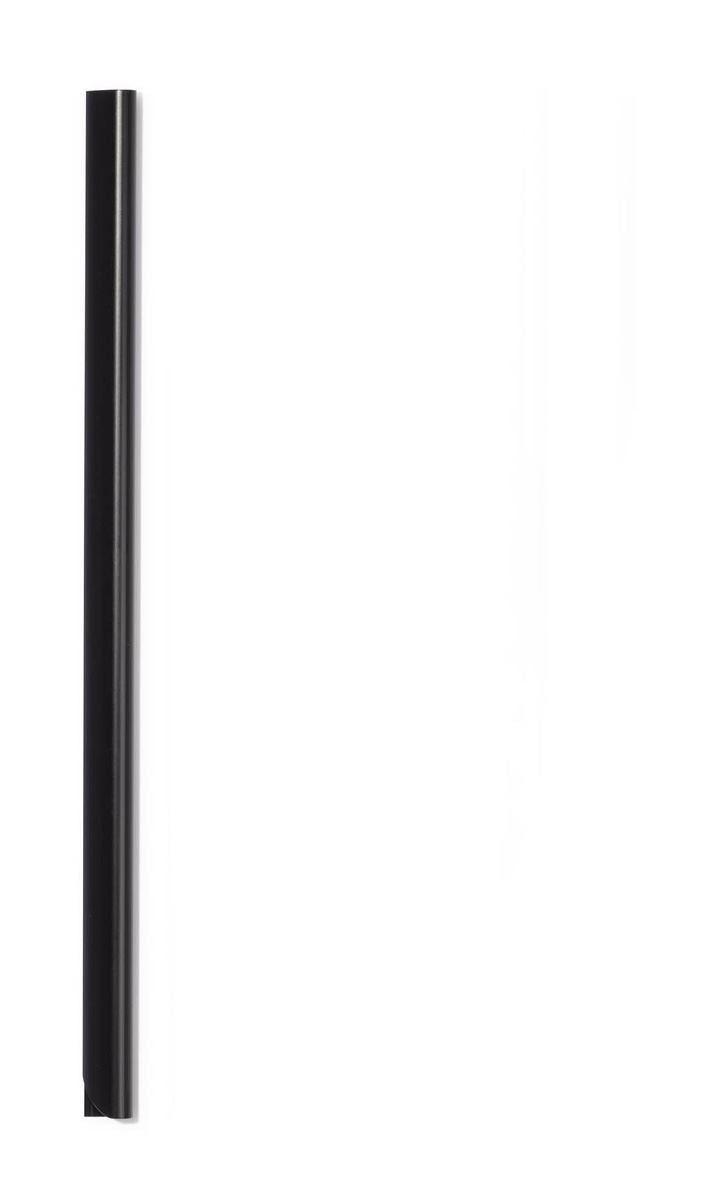 Durable SPINE BAR 60 Sheet Binding Bar for Unpunched Docs | 50 Pack | A4 Black