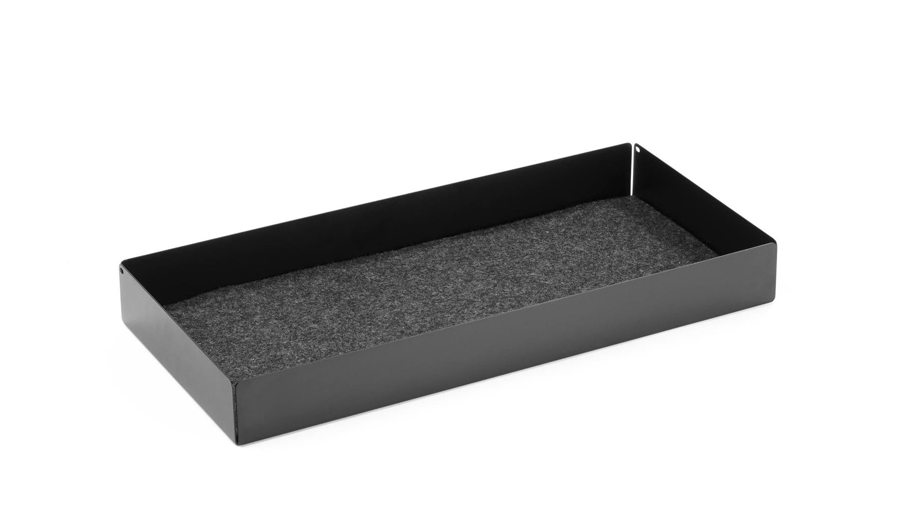 Durable Felt Lined Metal Drawer for Monitor Riser Stand | 47 x 22 cm