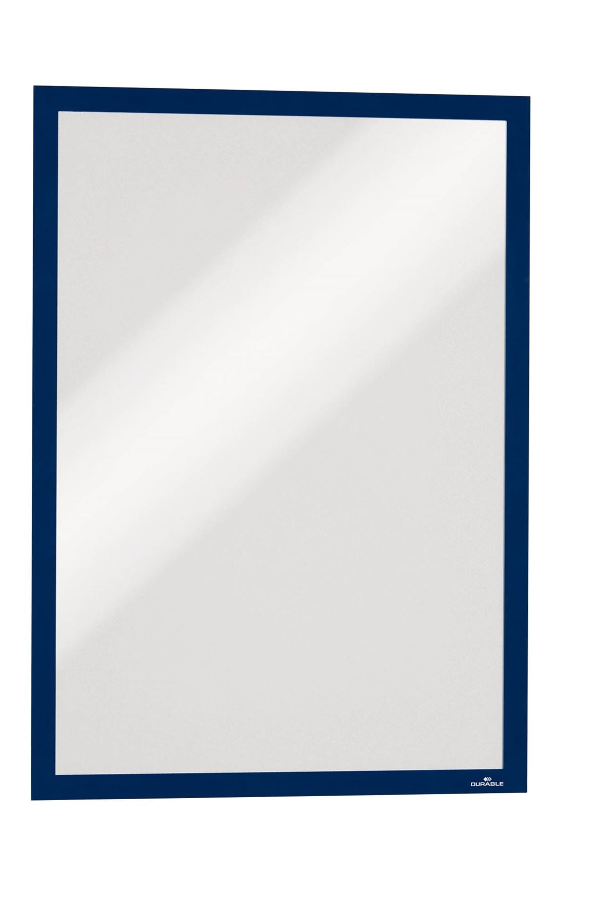 Durable DURAFRAME Self Adhesive Magnetic Signage Frame | 2 Pack | A3 Blue