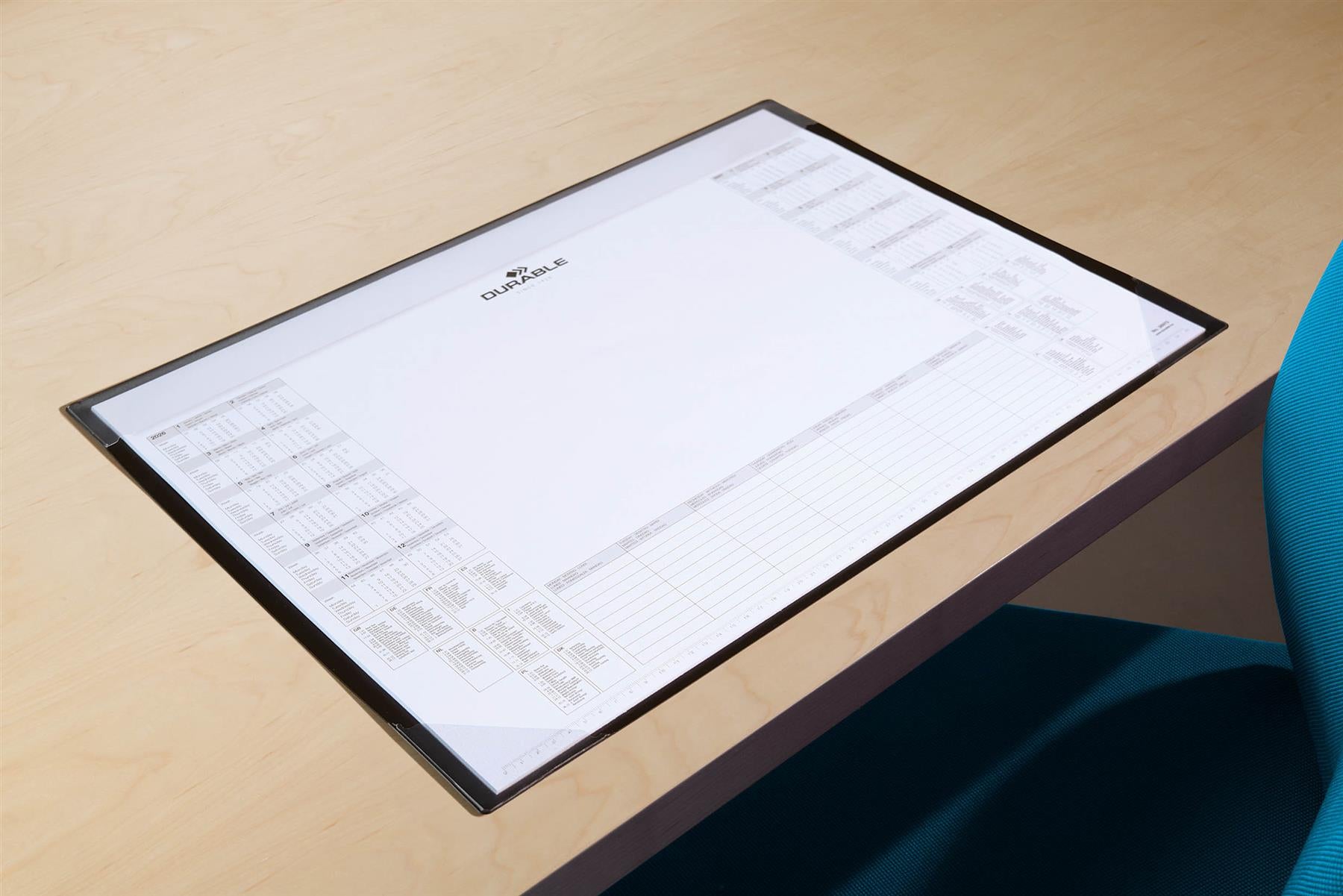 Durable Clear Overlay Calendar Keyboard Desk Pad Protector Mat PP | 60 x 43 cm