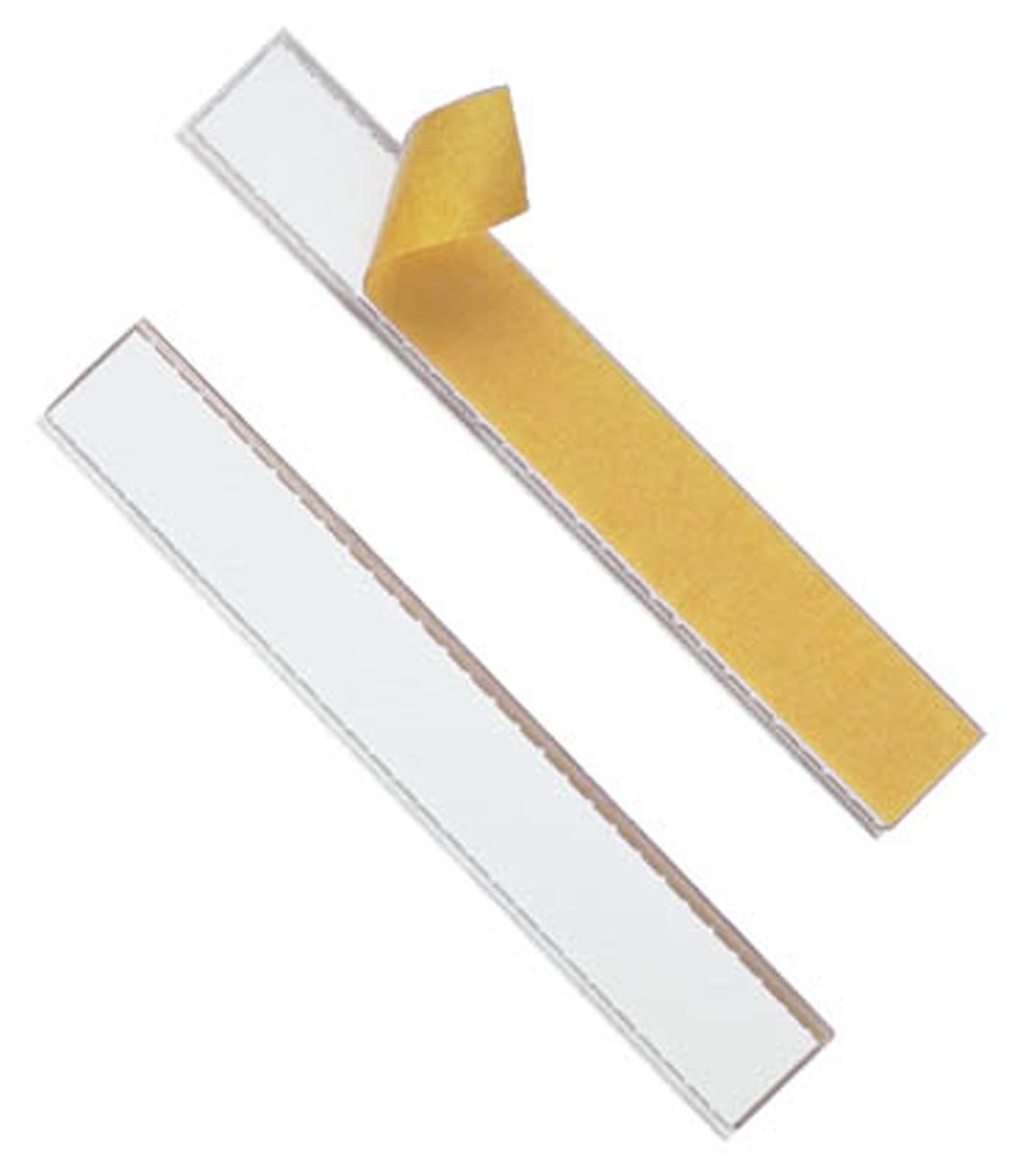 Durable LABELFIX Self-Adhesive EPOS Ticket Strip Holder | 10 Pack | 200 x 20mm