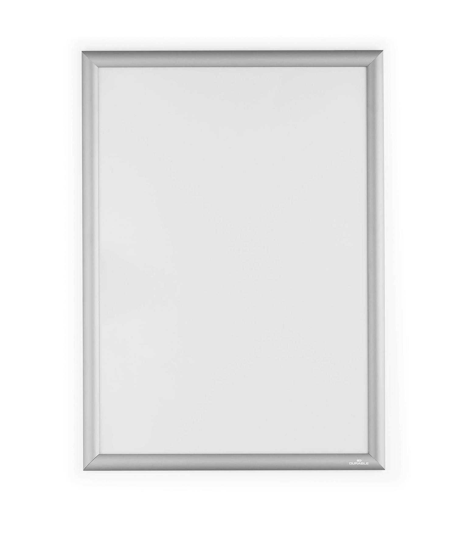 Durable Outdoor Snap Frame Weatherproof Poster Holder Notice Board | A2 Silver