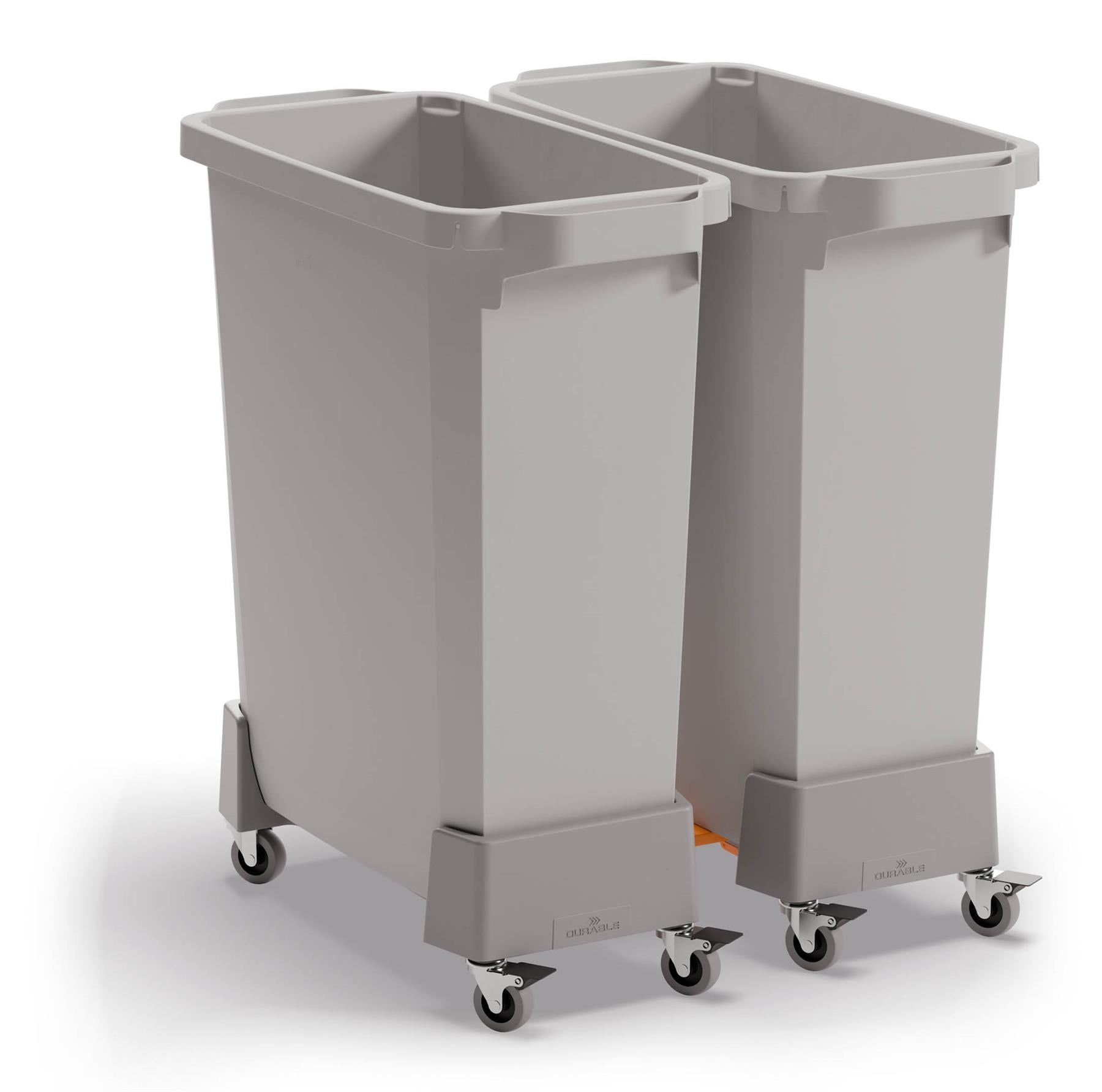 Durable 60L Linkable Bin Trolley | Robust Modular Waste Trolley for DURABIN Bins