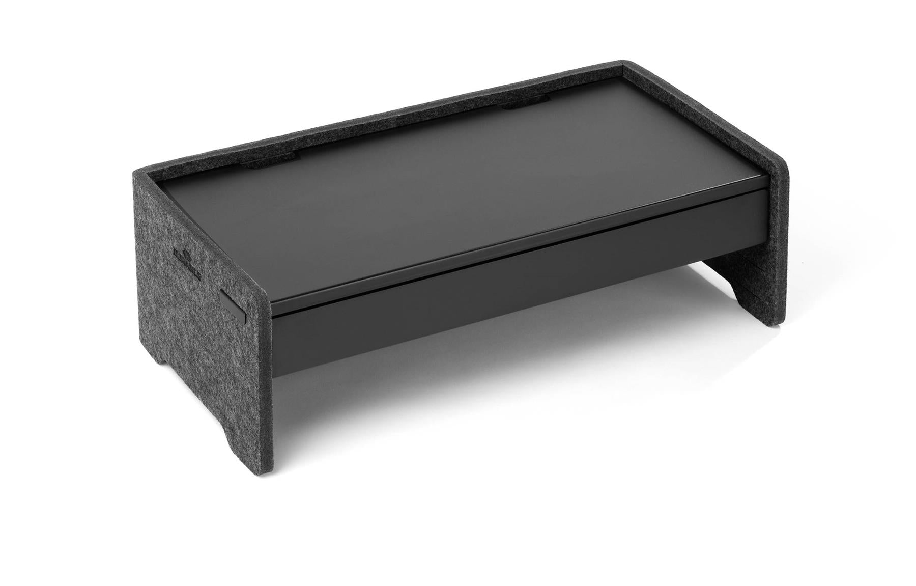 Durable Felt Lined Metal Drawer for Monitor Riser Stand | 47 x 22 cm