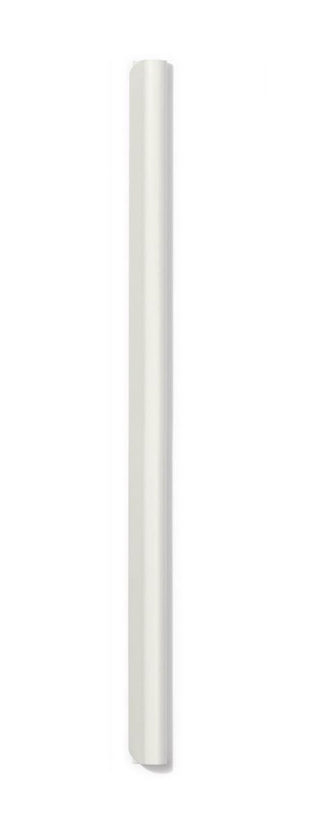 Durable SPINE BAR 80 Sheet Binding Bar for Unpunched Docs | 25 Pack | A4 White