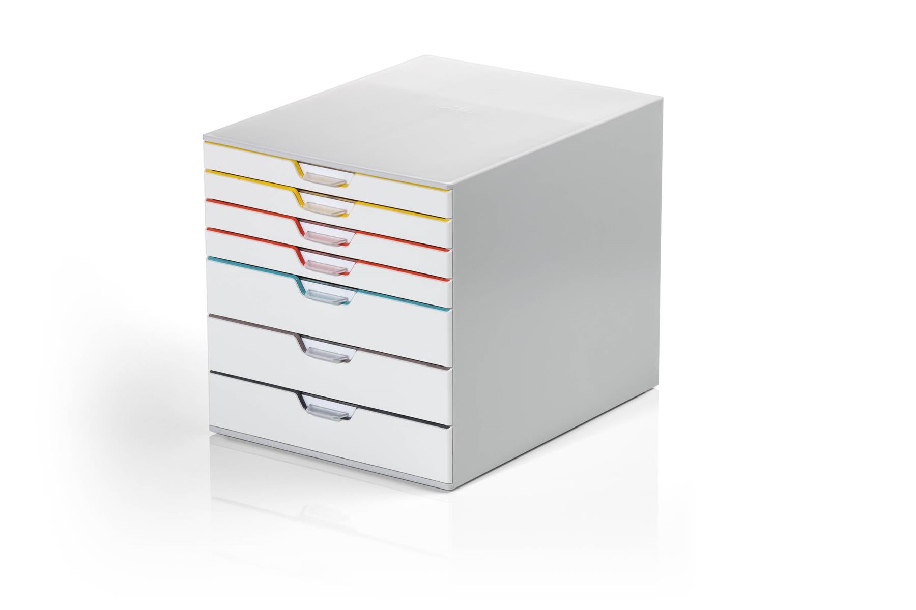 Durable VARICOLOR MIX Desktop Organiser 7 Drawer Colour Coded Storage | A4+