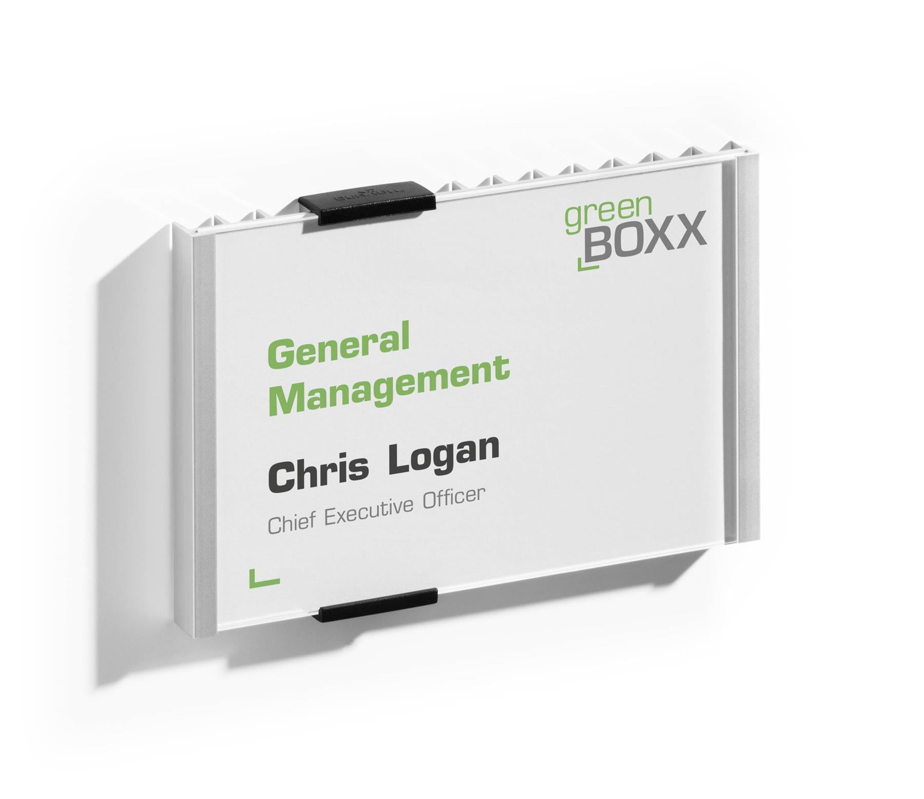 Durable Anodised Aluminium Door Sign Holder Wall Mounted Frame | A6