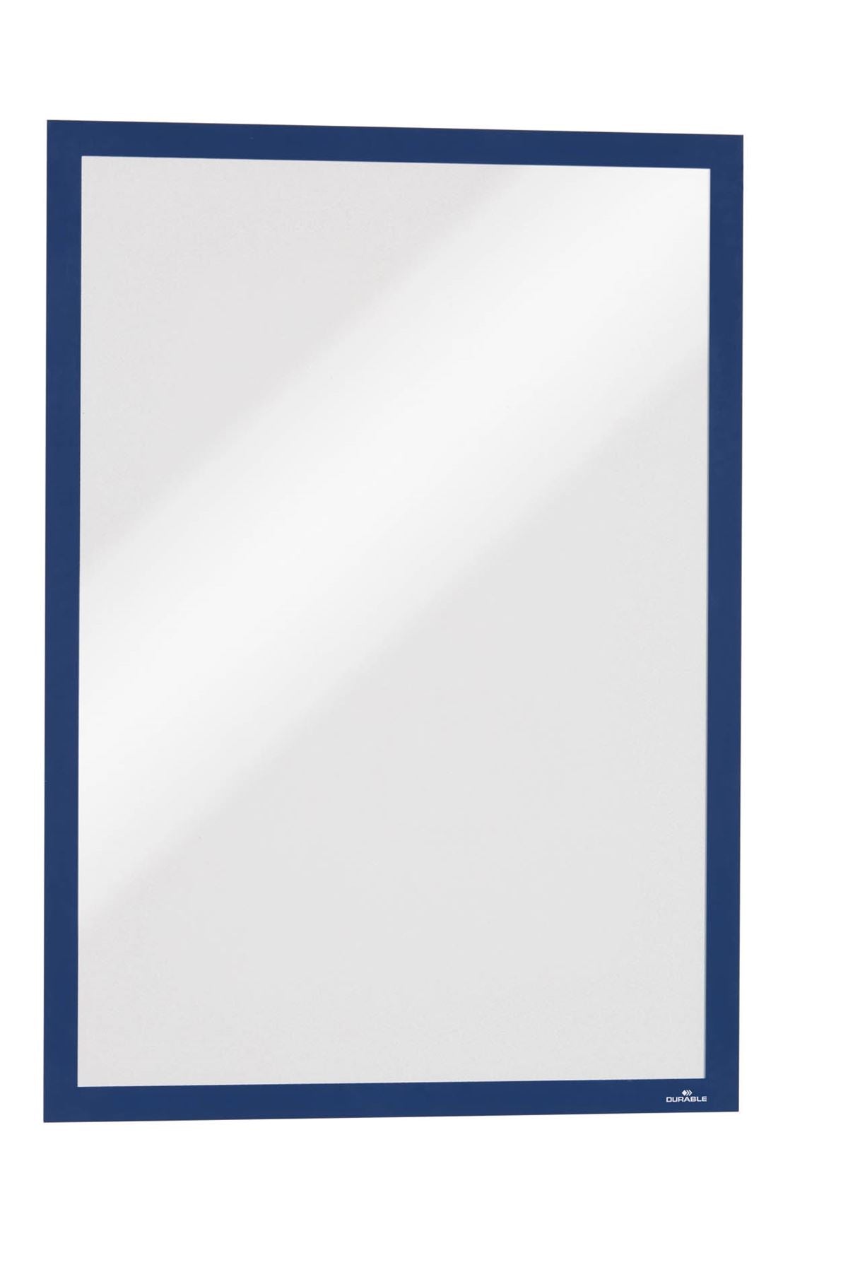 Durable DURAFRAME Magnetic Document Signage Frame for Metal | 5 Pack | A3 Blue