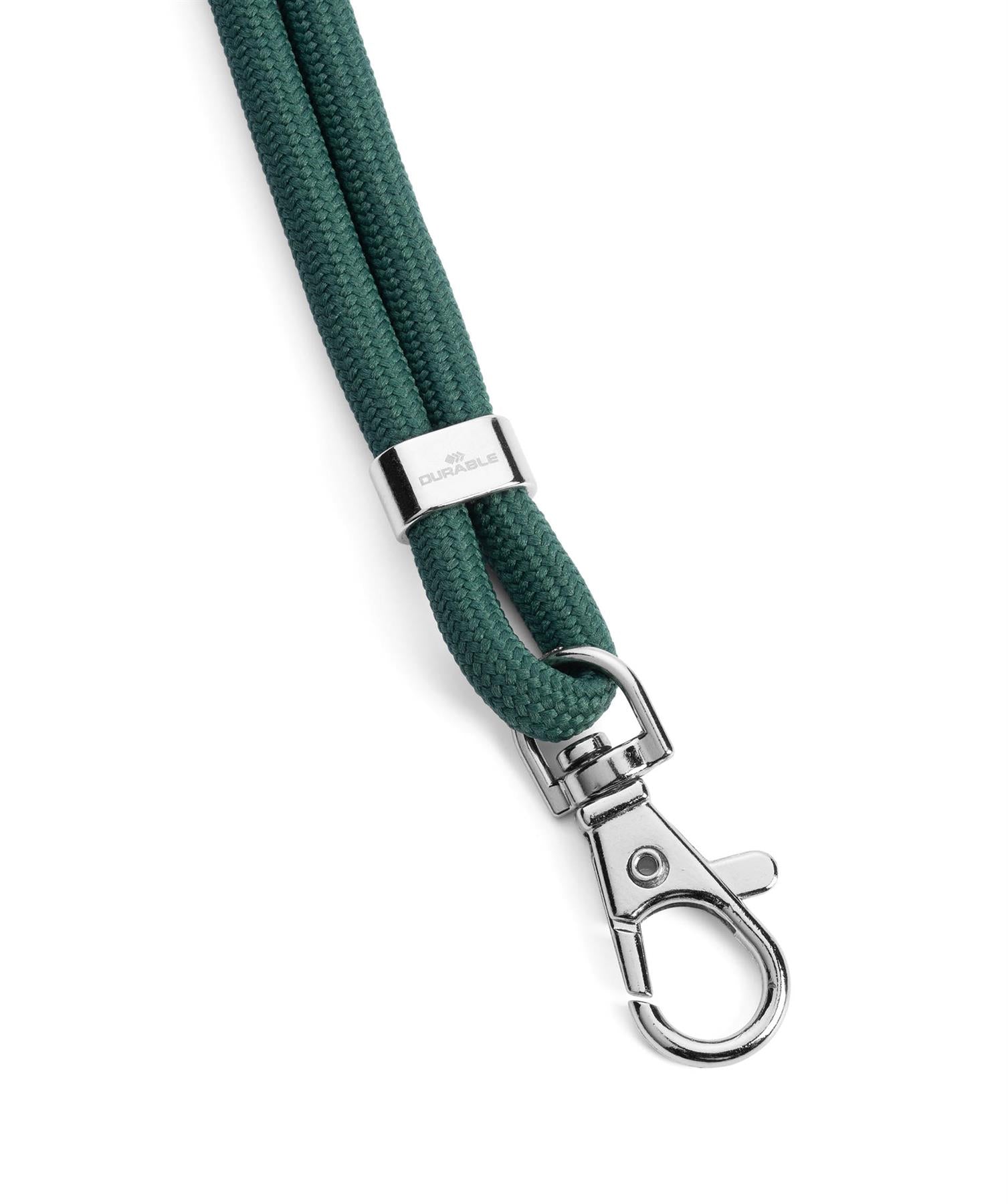 Durable Soft Recycled Fabric Lanyards with Safety Release| 10 Pack | Green