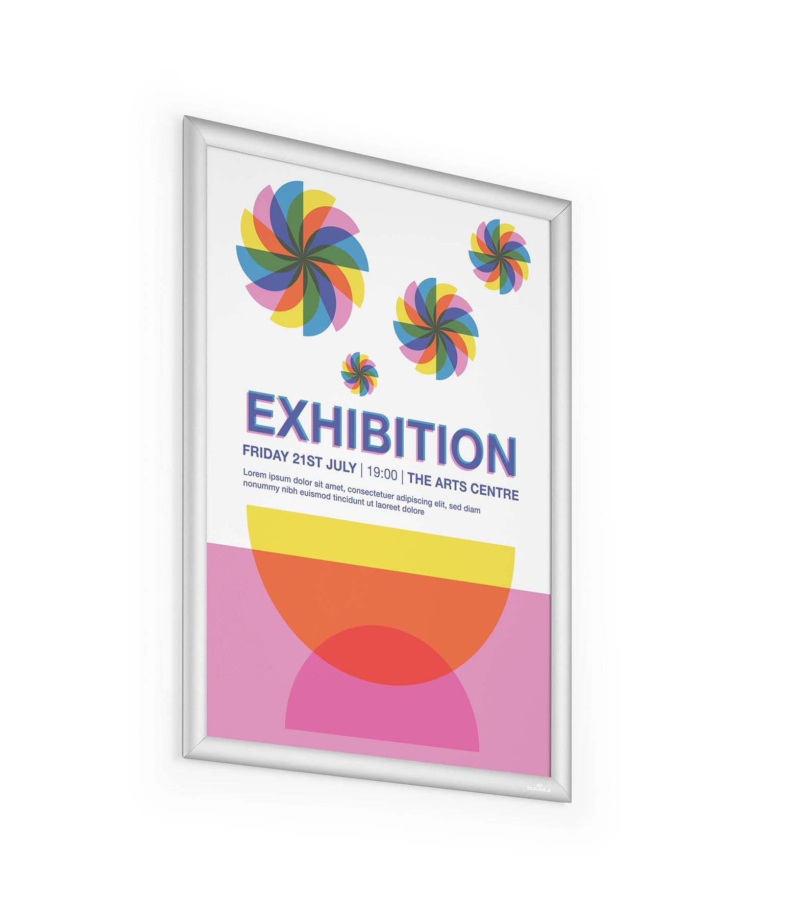 Durable Aluminium Snap Frame Retail Clip Poster Holder Notice Board | A2