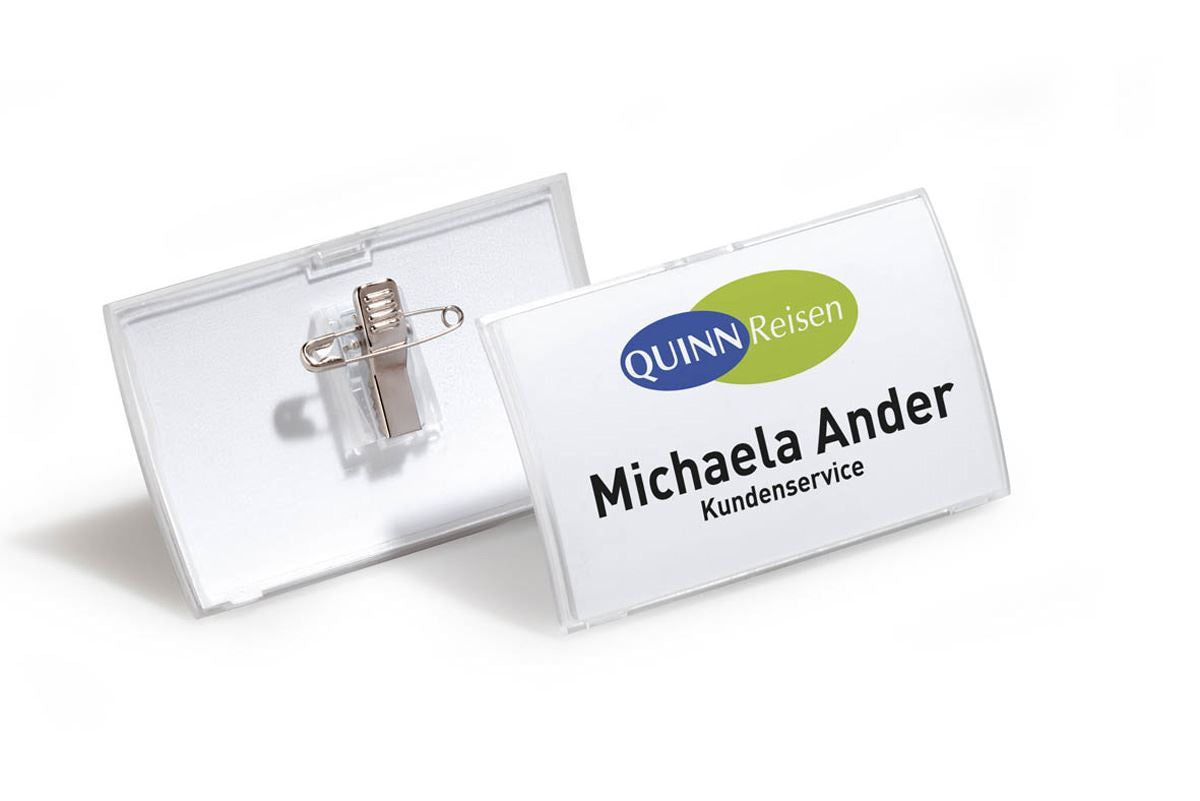 Name Badges with Fasteners