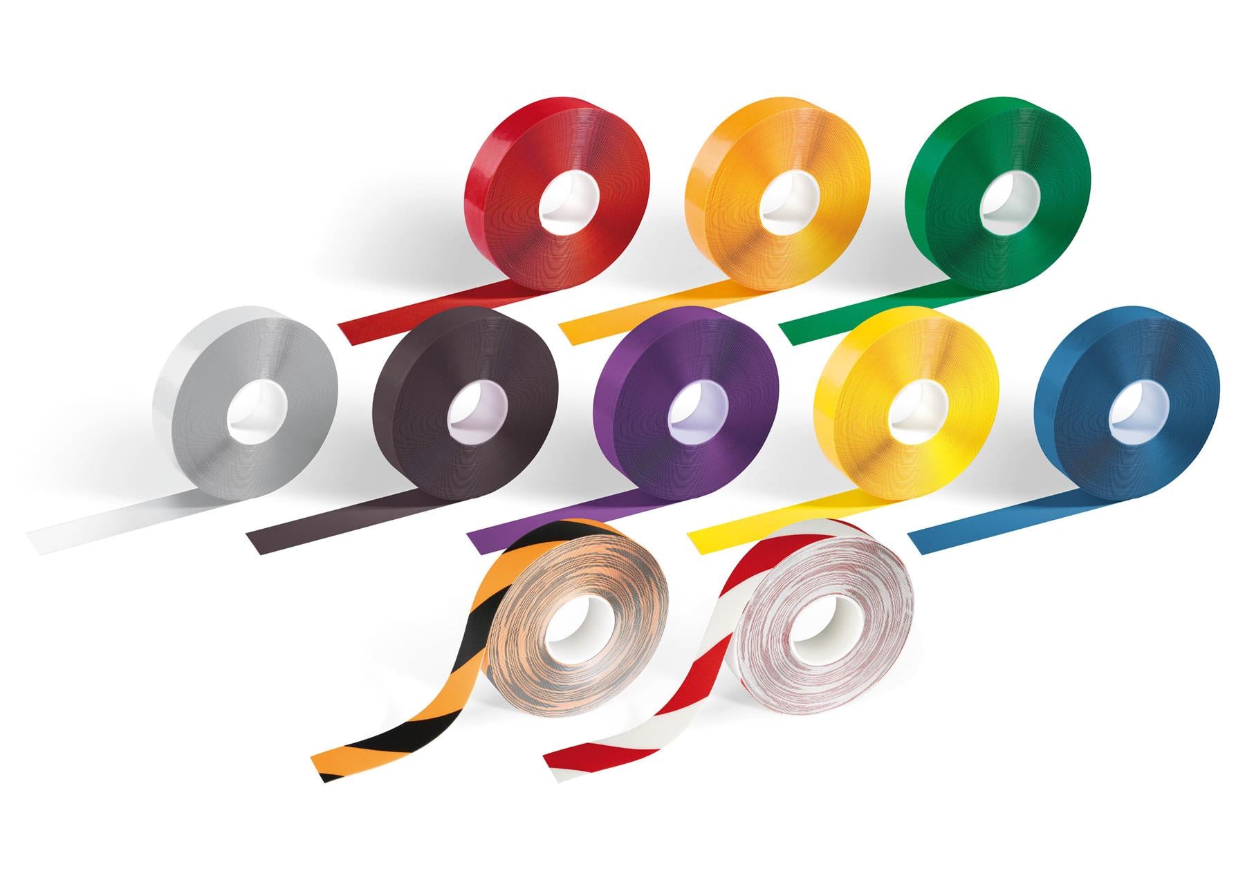 Durable DURALINE Slip-Resistant Floor Marking Tape | 50mm x 30m | Yellow/Black